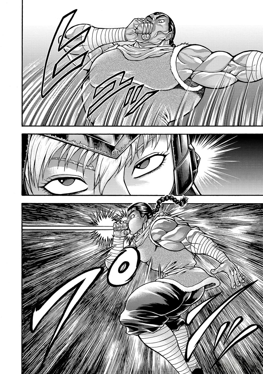 Baki Side Story - Retsu Kaioh Doesn't Mind Even if it's in another World Chapter 55 page 9 - Chapter 55: East–West Showdown