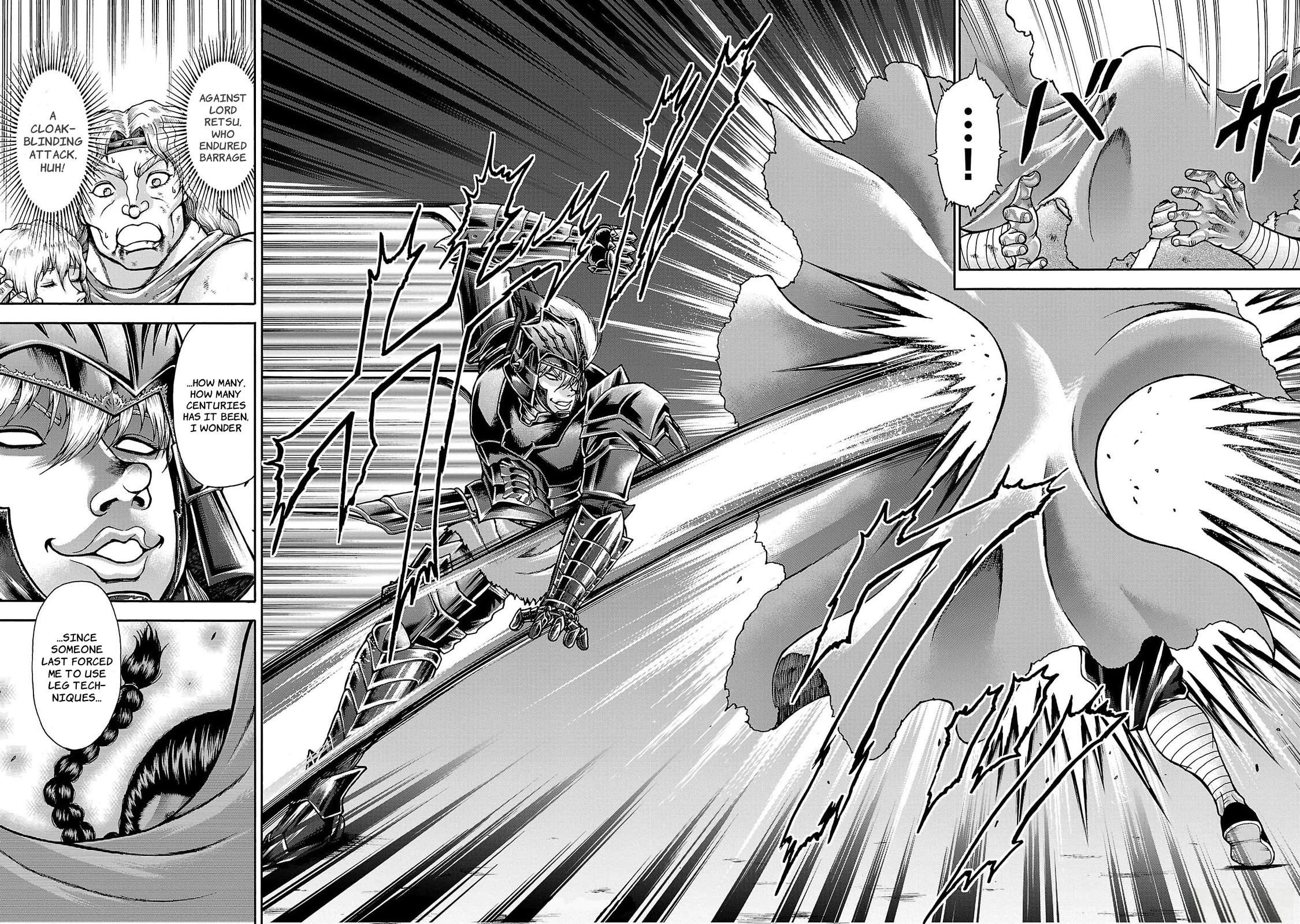 Baki Side Story - Retsu Kaioh Doesn't Mind Even if it's in another World Chapter 56 page 11 - Chapter 56: Demon Fist