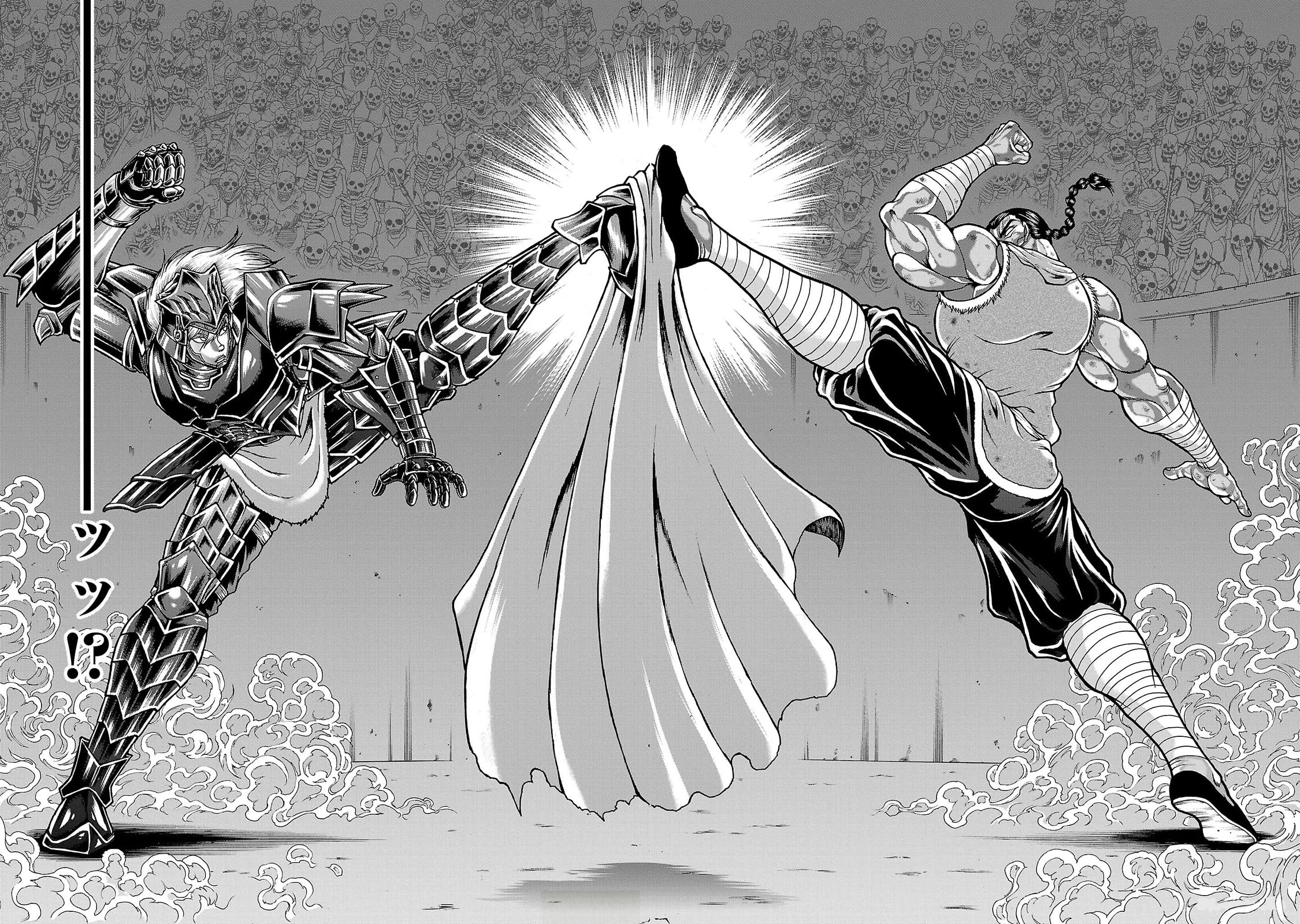 Baki Side Story - Retsu Kaioh Doesn't Mind Even if it's in another World Chapter 56 page 12 - Chapter 56: Demon Fist