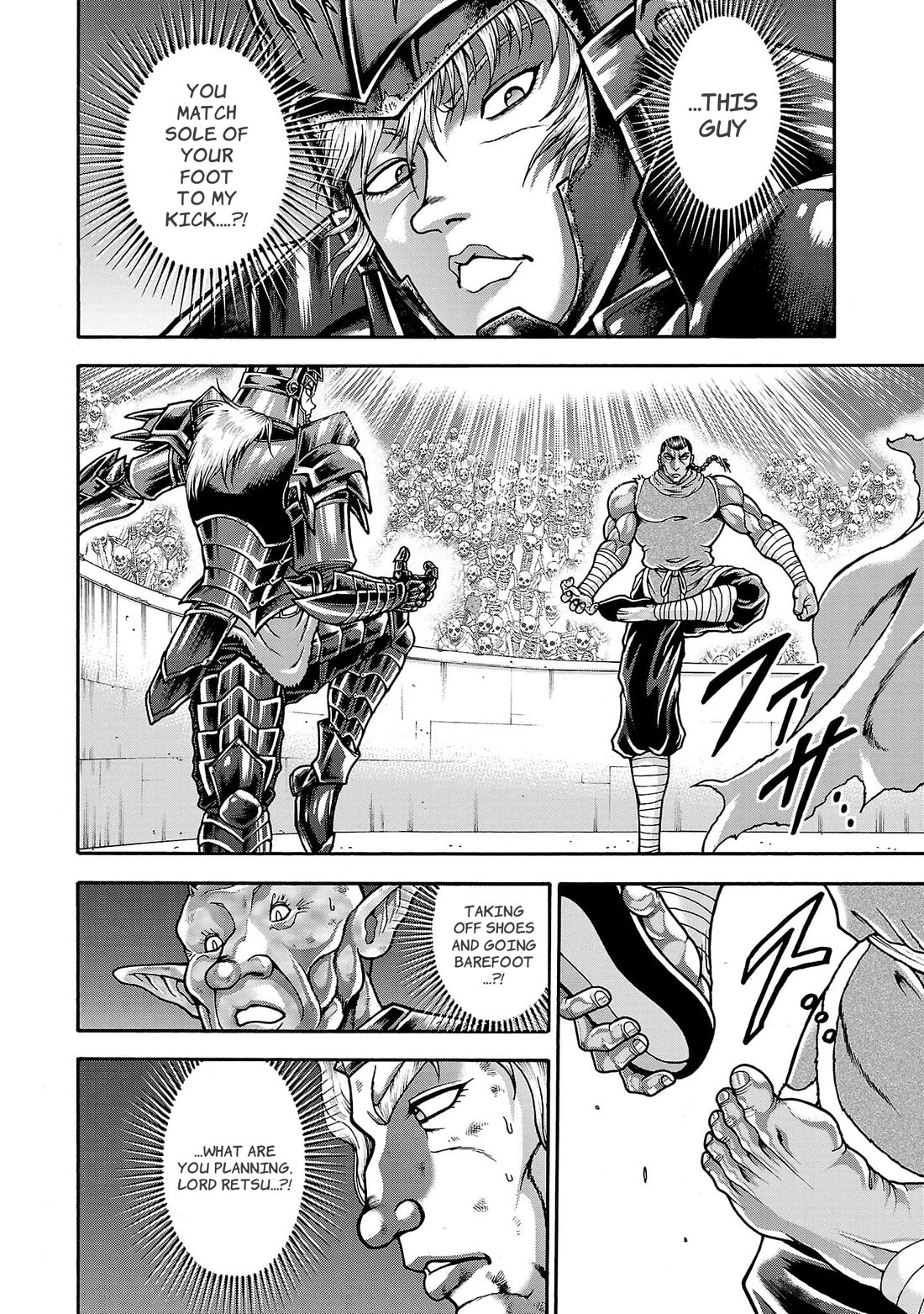 Baki Side Story - Retsu Kaioh Doesn't Mind Even if it's in another World Chapter 56 page 13 - Chapter 56: Demon Fist