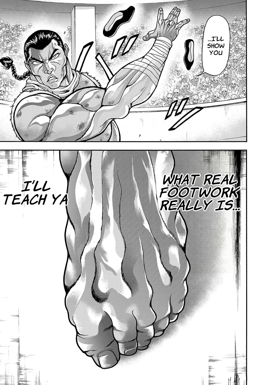 Baki Side Story - Retsu Kaioh Doesn't Mind Even if it's in another World Chapter 56 page 14 - Chapter 56: Demon Fist