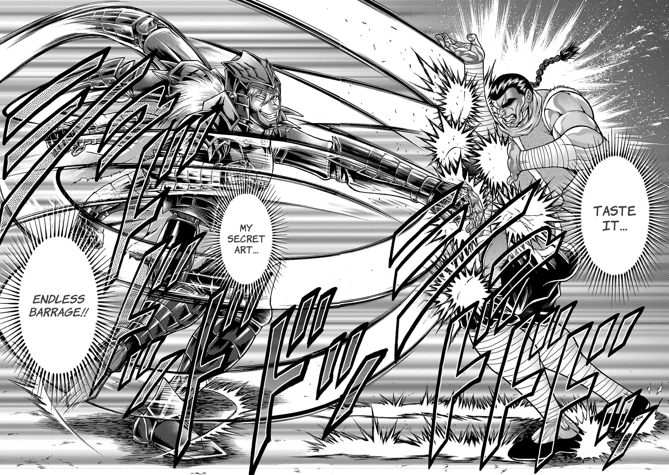 Baki Side Story - Retsu Kaioh Doesn't Mind Even if it's in another World Chapter 56 page 2 - Chapter 56: Demon Fist