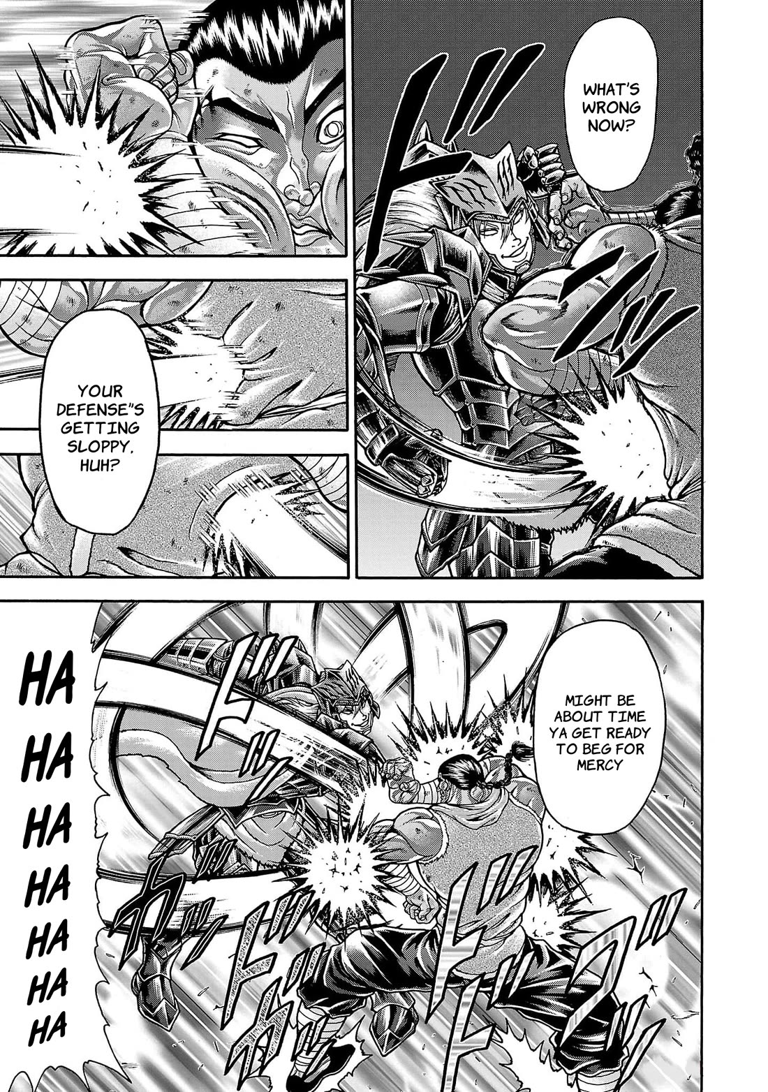 Baki Side Story - Retsu Kaioh Doesn't Mind Even if it's in another World Chapter 56 page 6 - Chapter 56: Demon Fist