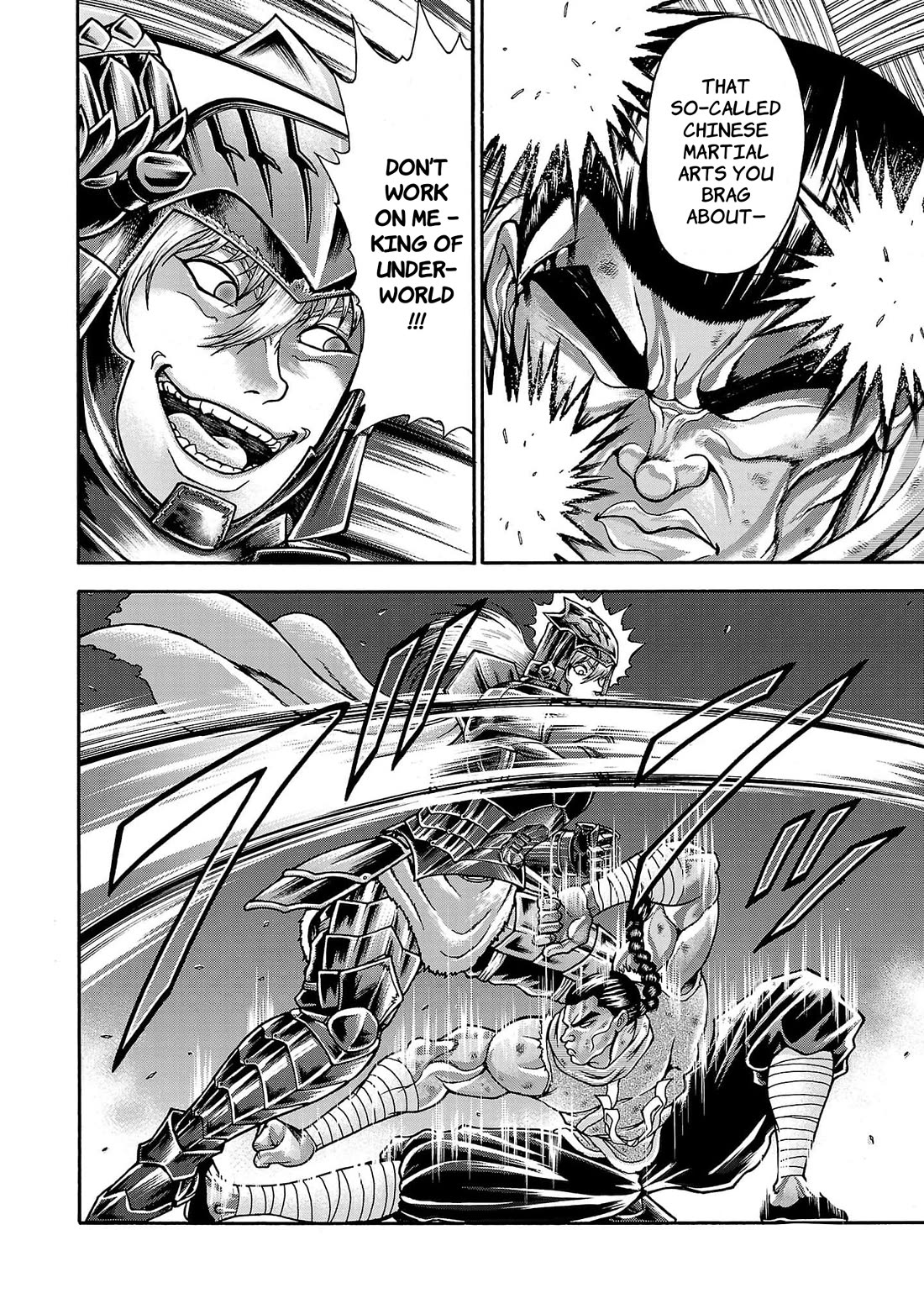 Baki Side Story - Retsu Kaioh Doesn't Mind Even if it's in another World Chapter 56 page 7 - Chapter 56: Demon Fist