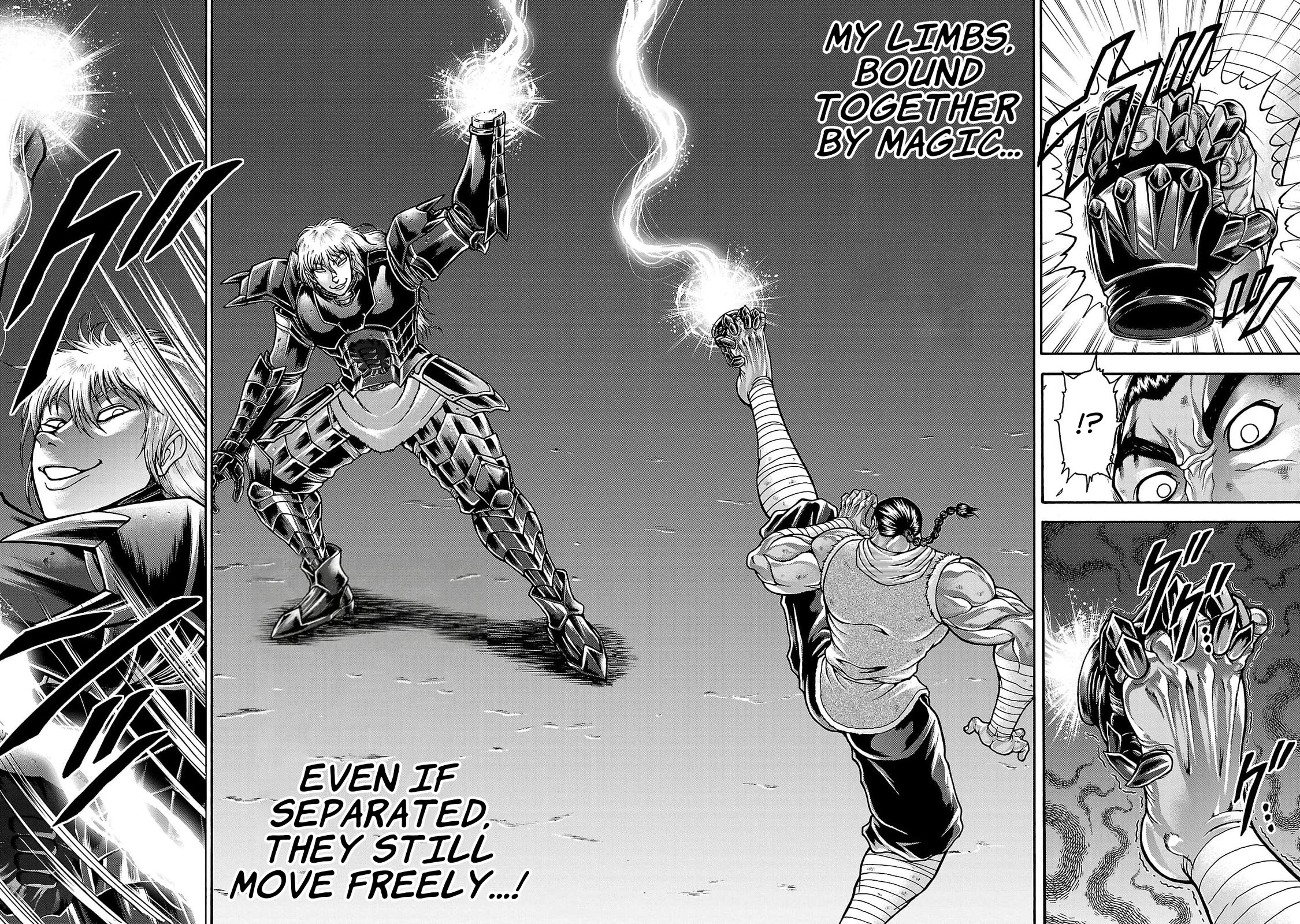 Baki Side Story - Retsu Kaioh Doesn't Mind Even if it's in another World Chapter 57 page 10 - Chapter 57: Foot fist