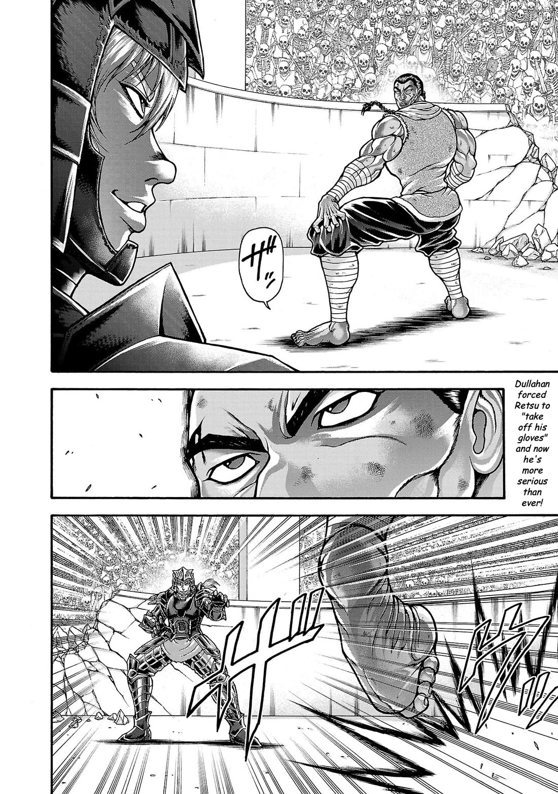 Baki Side Story - Retsu Kaioh Doesn't Mind Even if it's in another World Chapter 57 page 2 - Chapter 57: Foot fist
