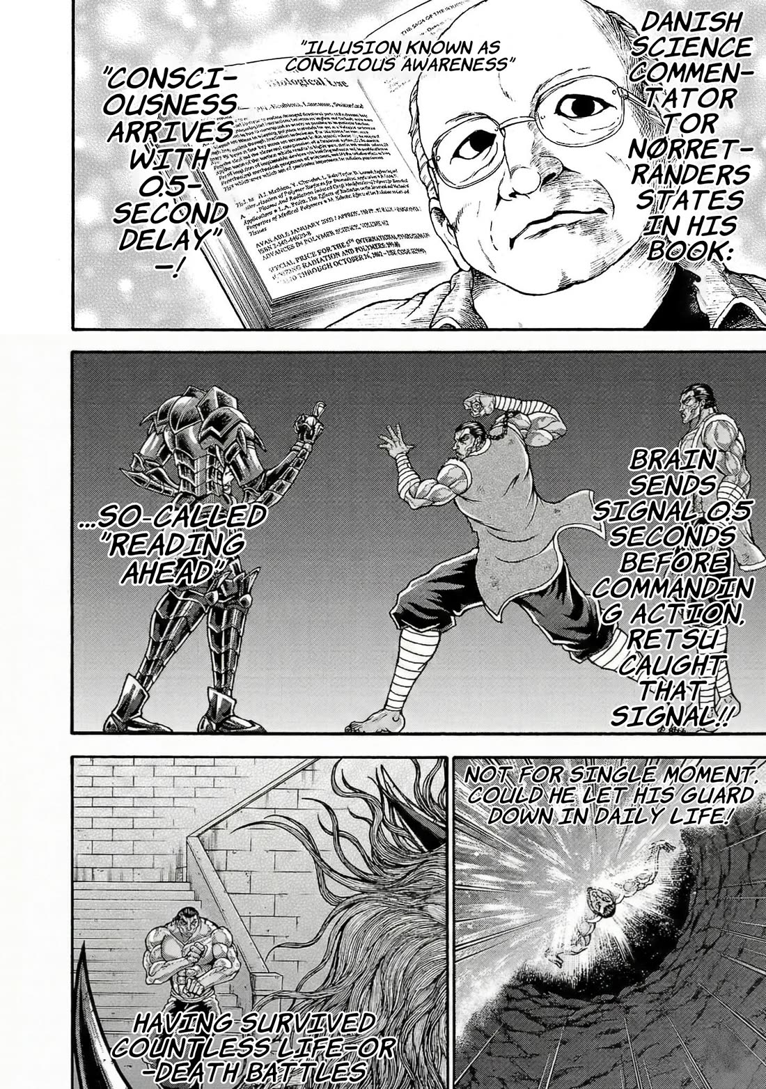Baki Side Story - Retsu Kaioh Doesn't Mind Even if it's in another World Chapter 58 page 13 - Chapter 58: Single moment