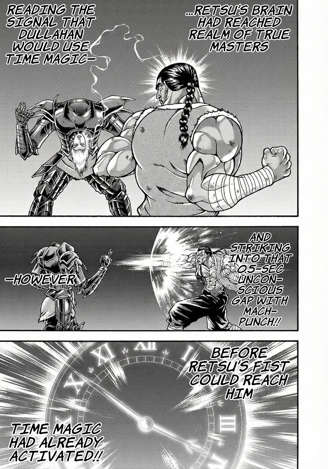 Baki Side Story - Retsu Kaioh Doesn't Mind Even if it's in another World Chapter 58 page 14 - Chapter 58: Single moment