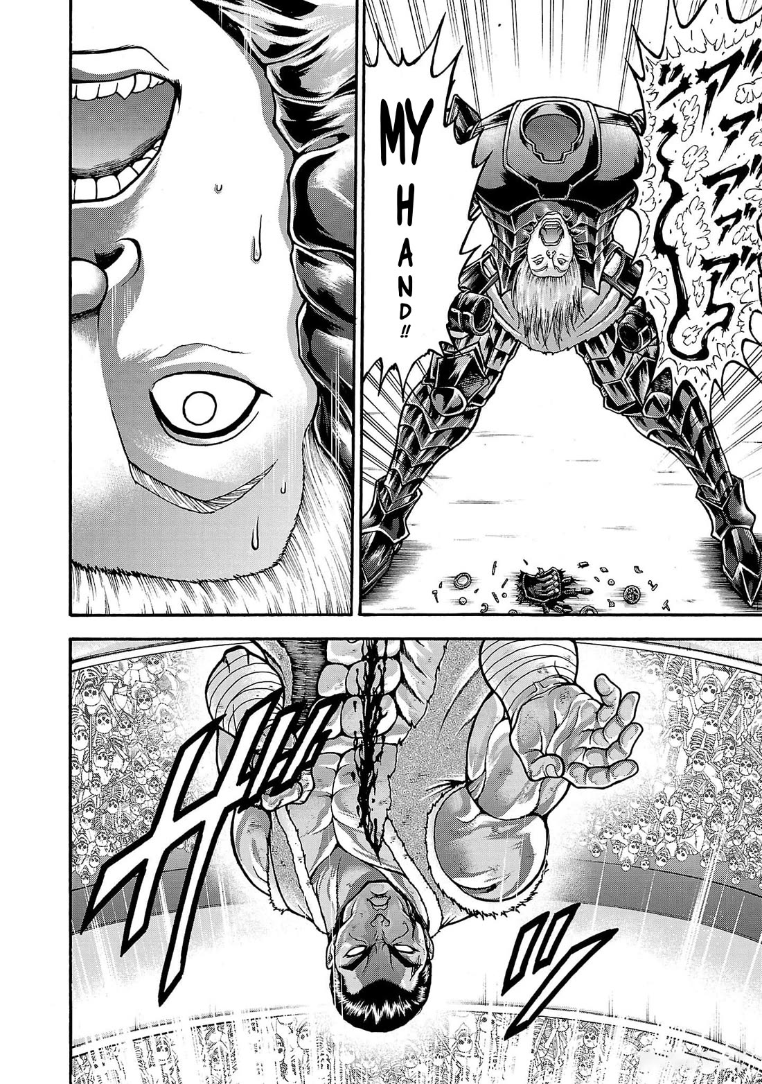 Baki Side Story - Retsu Kaioh Doesn't Mind Even if it's in another World Chapter 58 page 17 - Chapter 58: Single moment