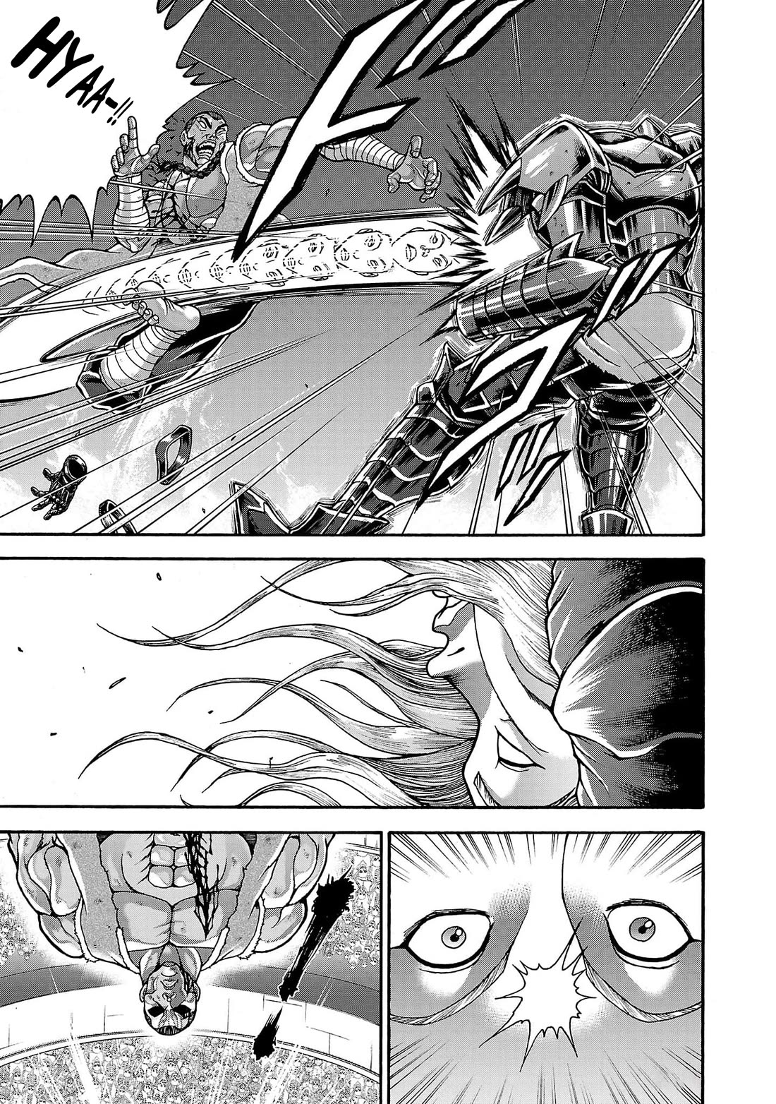 Baki Side Story - Retsu Kaioh Doesn't Mind Even if it's in another World Chapter 58 page 3 - Chapter 58: Single moment