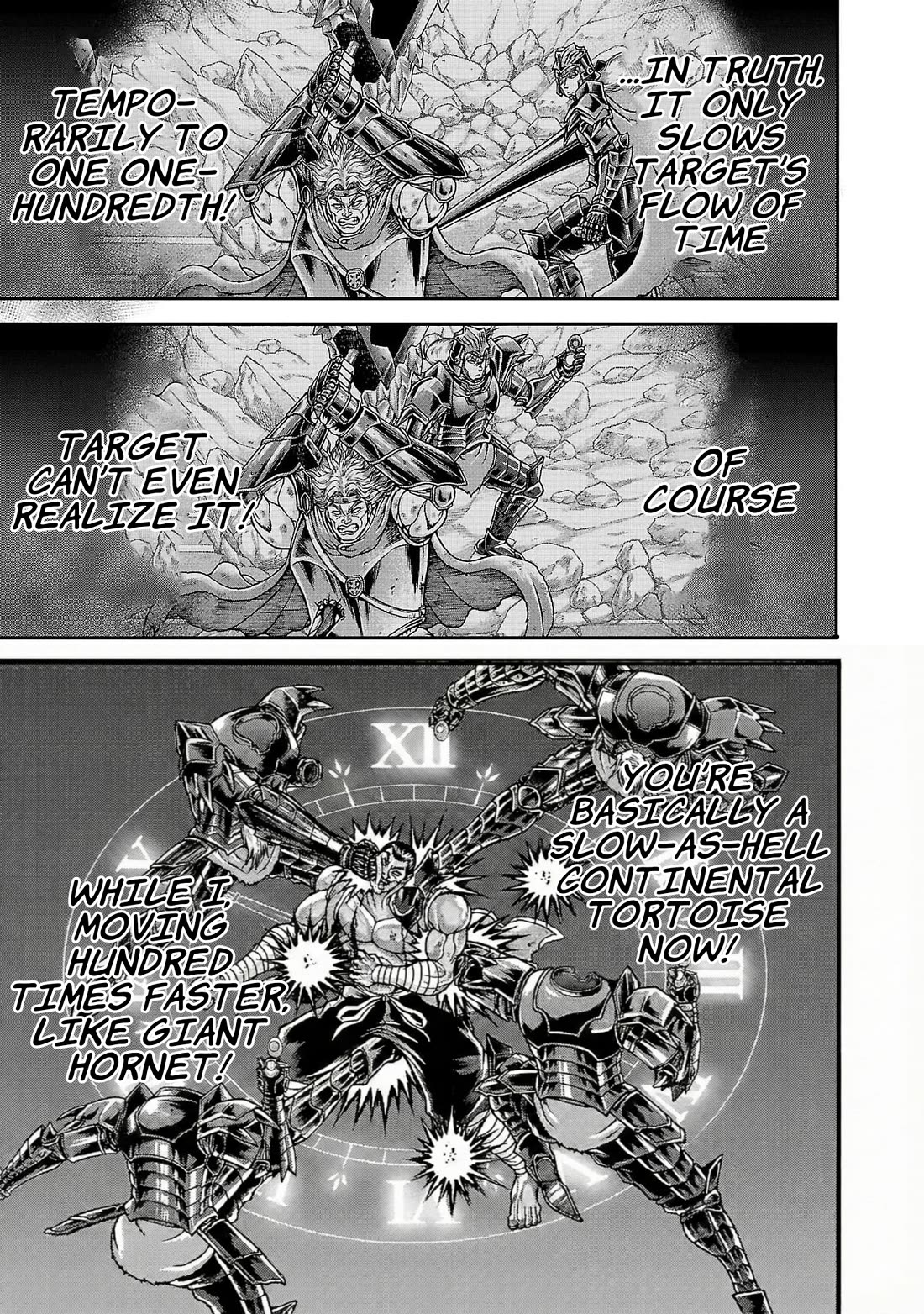 Baki Side Story - Retsu Kaioh Doesn't Mind Even if it's in another World Chapter 58 page 7 - Chapter 58: Single moment