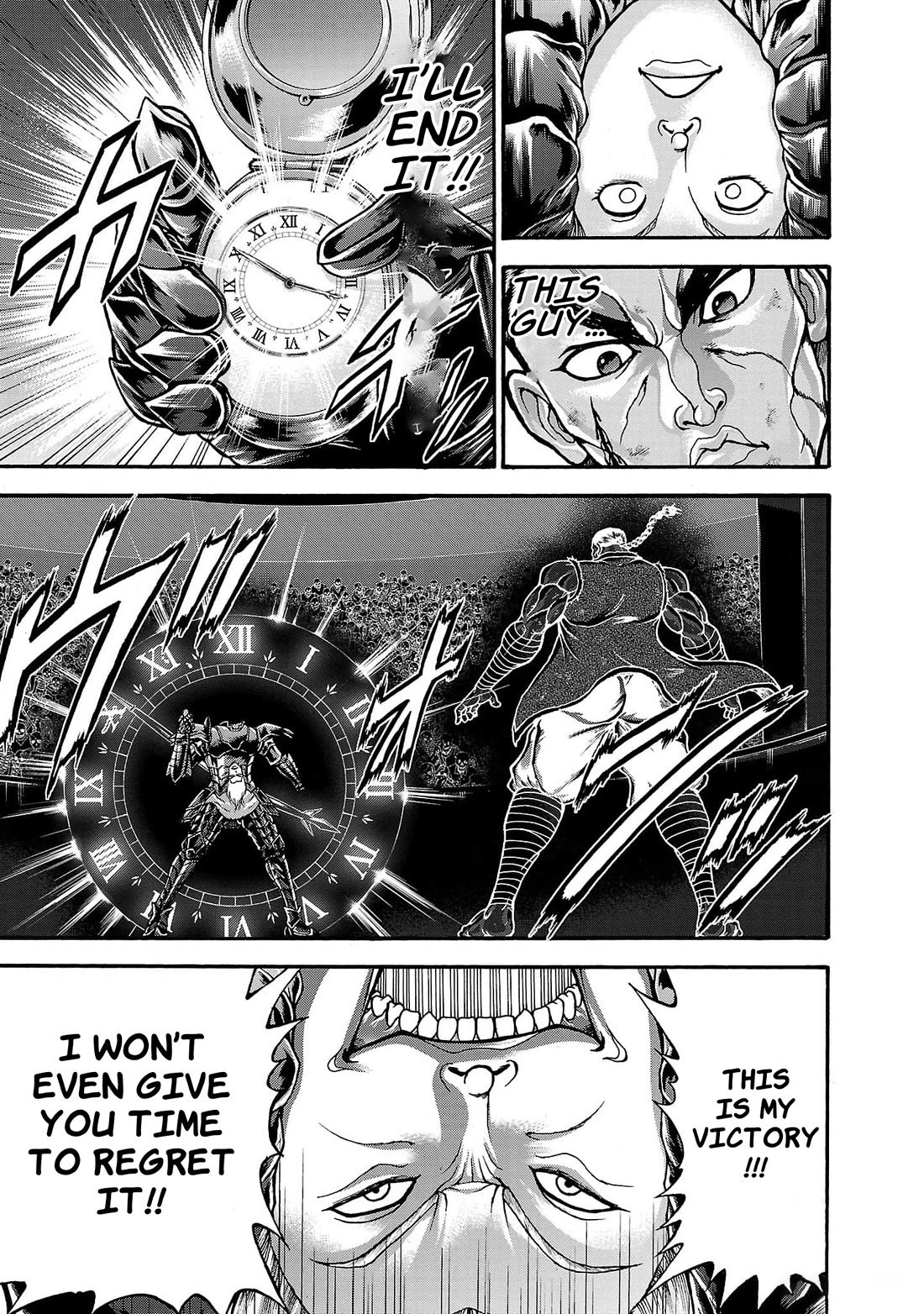 Baki Side Story - Retsu Kaioh Doesn't Mind Even if it's in another World Chapter 58 page 9 - Chapter 58: Single moment