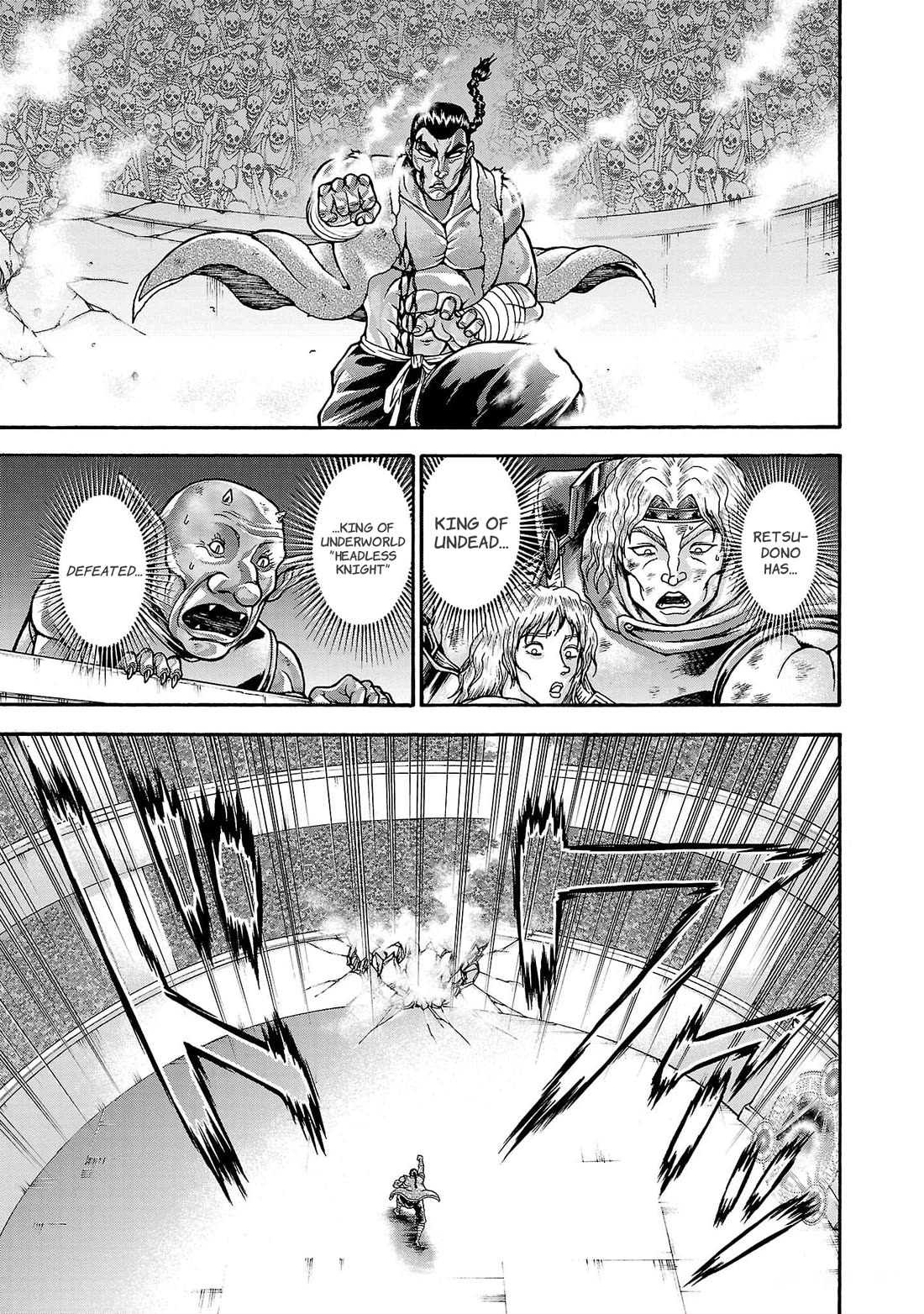 Baki Side Story - Retsu Kaioh Doesn't Mind Even if it's in another World Chapter 59 page 14 - Chapter 59: Retsu Kaioh vs Dullahan - final showdown!