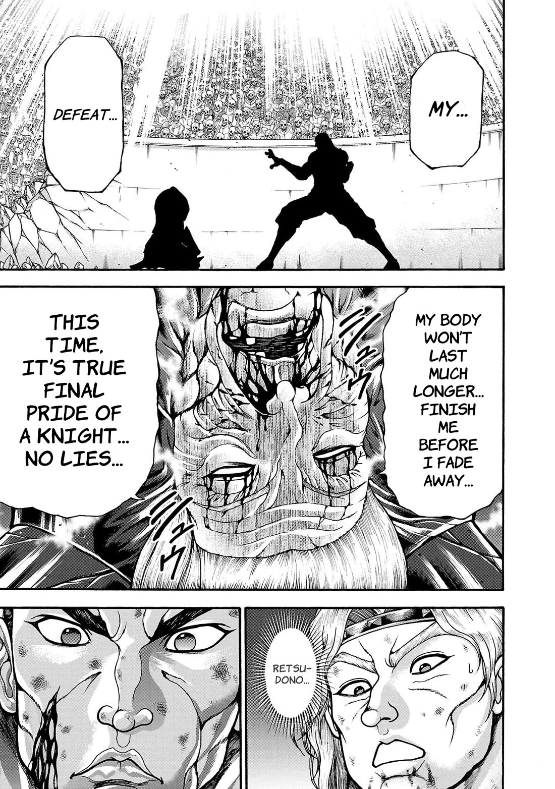 Baki Side Story - Retsu Kaioh Doesn't Mind Even if it's in another World Chapter 59 page 3 - Chapter 59: Retsu Kaioh vs Dullahan - final showdown!