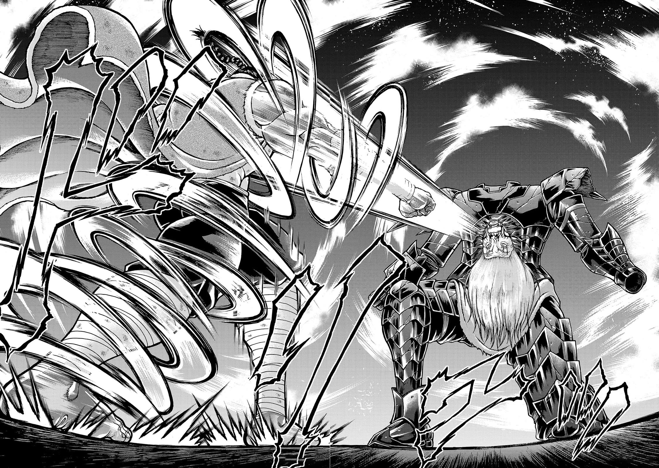 Baki Side Story - Retsu Kaioh Doesn't Mind Even if it's in another World Chapter 59 page 8 - Chapter 59: Retsu Kaioh vs Dullahan - final showdown!