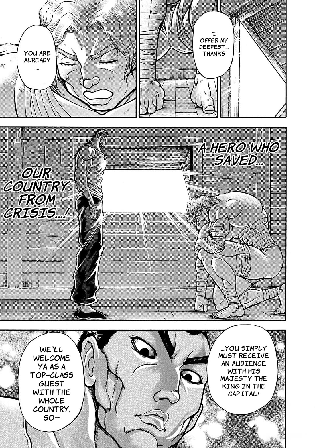 Baki Side Story - Retsu Kaioh Doesn't Mind Even if it's in another World Chapter 60 page 12 - Chapter 60: For second time...