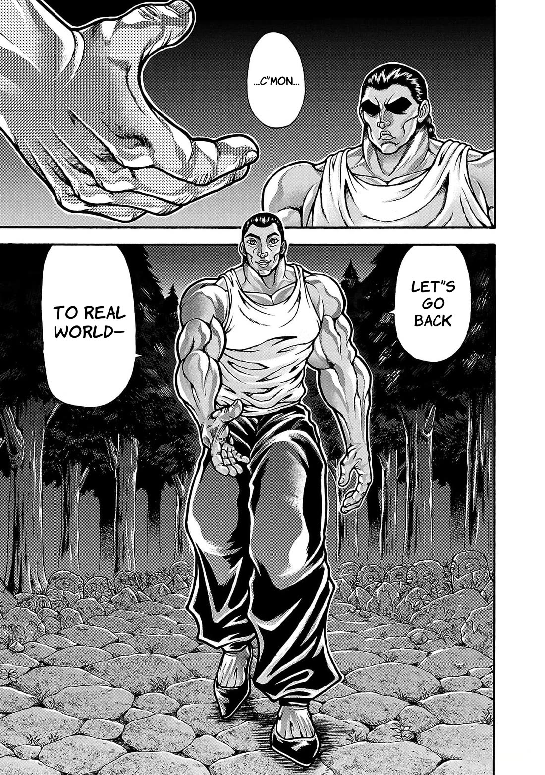Baki Side Story - Retsu Kaioh Doesn't Mind Even if it's in another World Chapter 61 page 13 - Chapter 61: Return