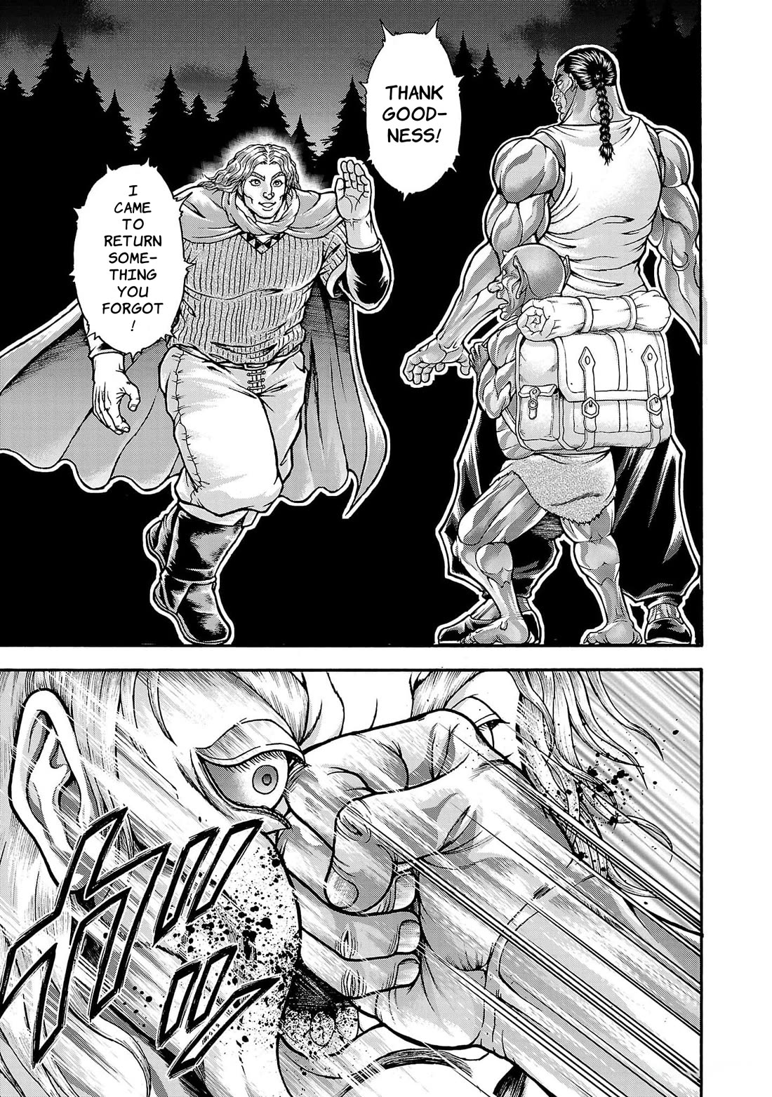 Baki Side Story - Retsu Kaioh Doesn't Mind Even if it's in another World Chapter 62 page 11 - Chapter 62: Going in circles