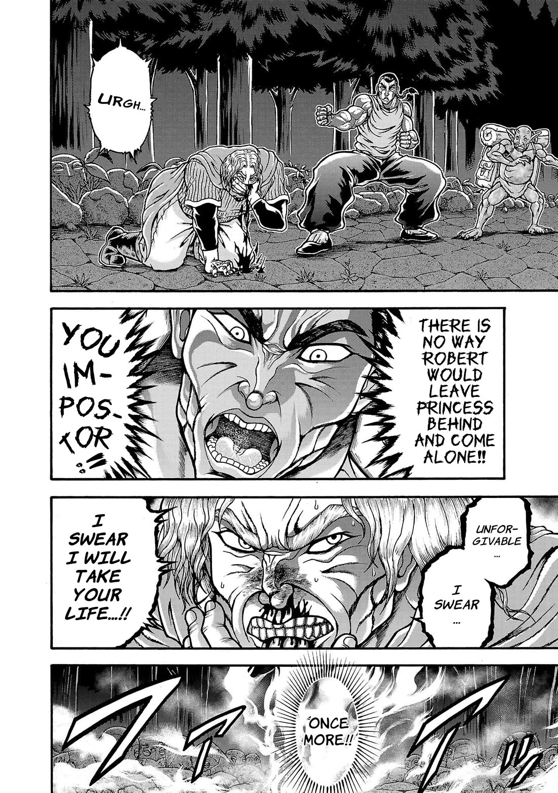 Baki Side Story - Retsu Kaioh Doesn't Mind Even if it's in another World Chapter 62 page 12 - Chapter 62: Going in circles