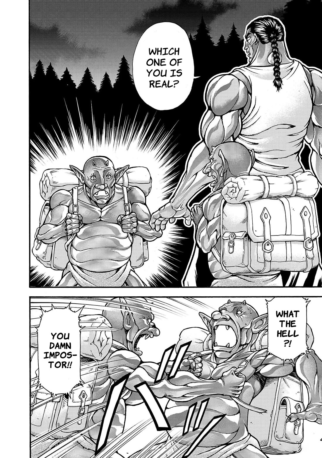 Baki Side Story - Retsu Kaioh Doesn't Mind Even if it's in another World Chapter 62 page 14 - Chapter 62: Going in circles