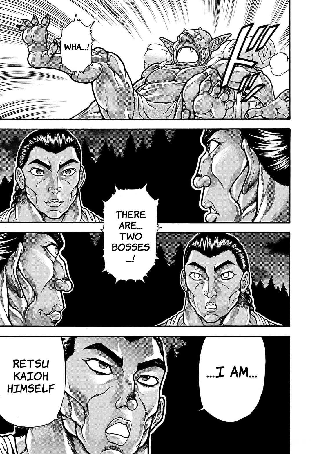 Baki Side Story - Retsu Kaioh Doesn't Mind Even if it's in another World Chapter 62 page 5 - Chapter 62: Going in circles
