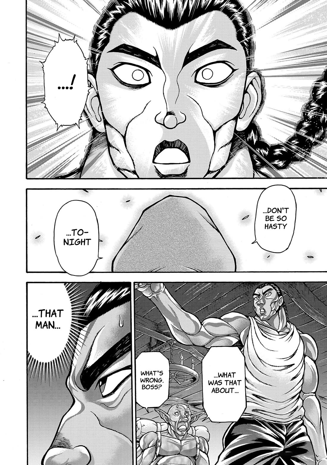 Baki Side Story - Retsu Kaioh Doesn't Mind Even if it's in another World Chapter 63 page 12 - Chapter 63: Port Town Oma