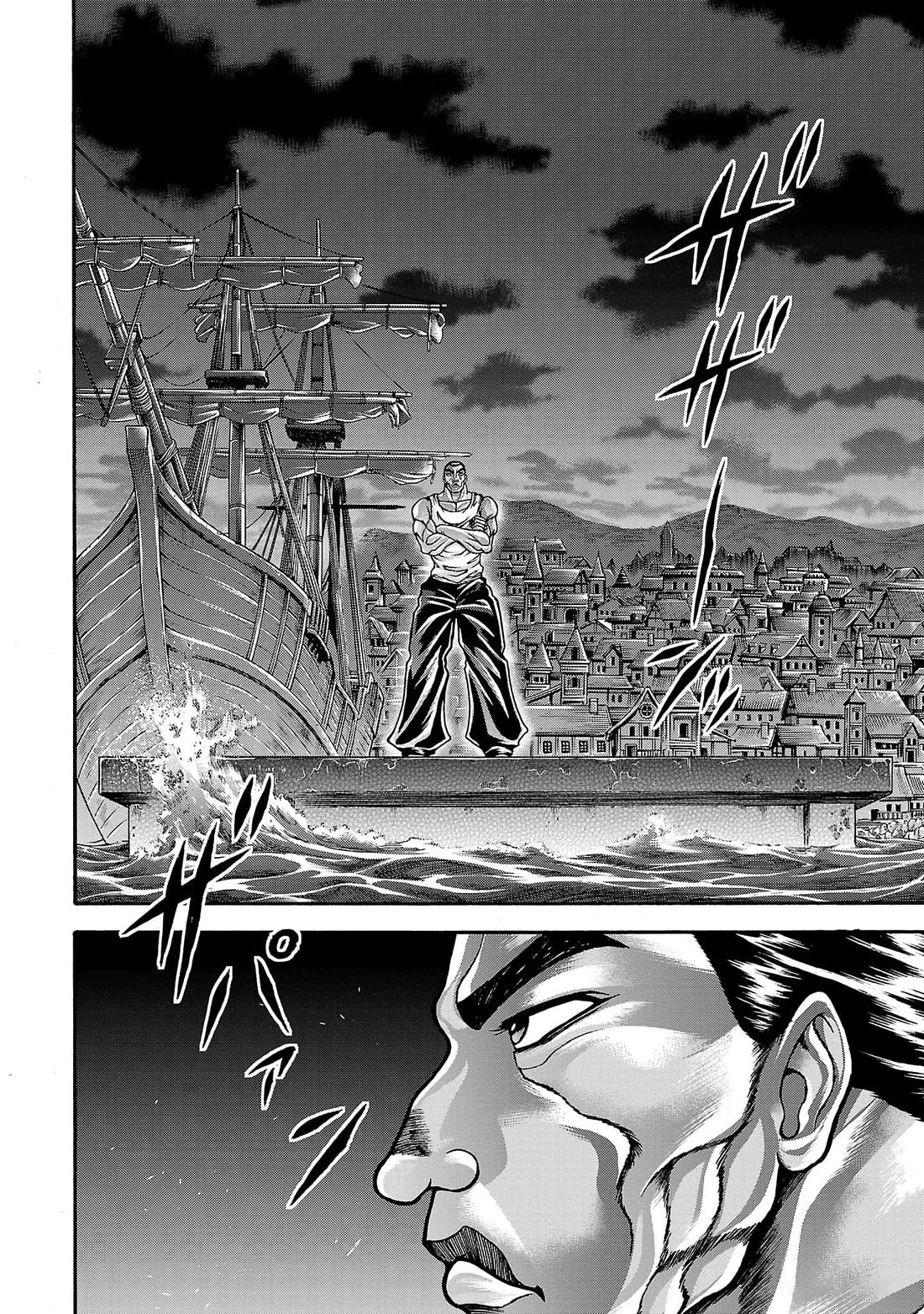 Baki Side Story - Retsu Kaioh Doesn't Mind Even if it's in another World Chapter 63 page 14 - Chapter 63: Port Town Oma