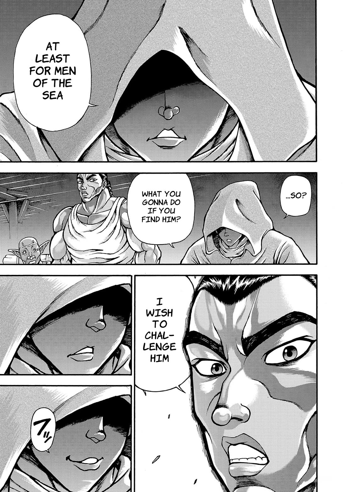 Baki Side Story - Retsu Kaioh Doesn't Mind Even if it's in another World Chapter 63 page 8 - Chapter 63: Port Town Oma