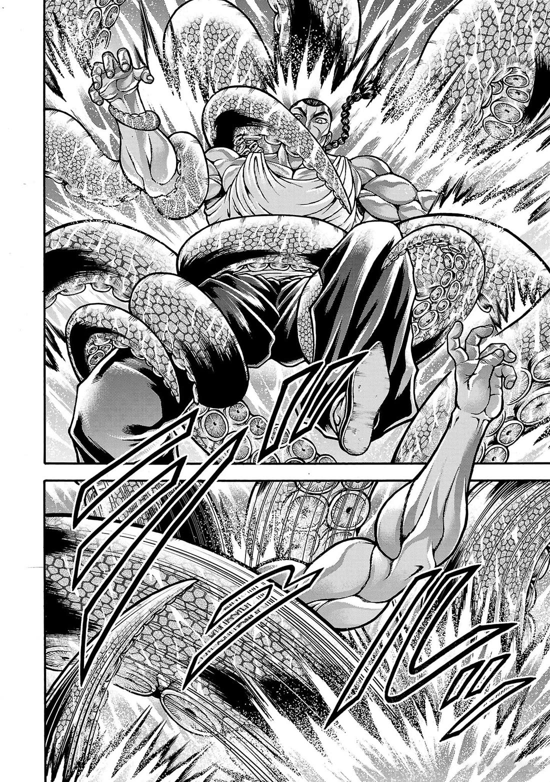Baki Side Story - Retsu Kaioh Doesn't Mind Even if it's in another World Chapter 64 page 2 - Chapter 64: Giant octopus