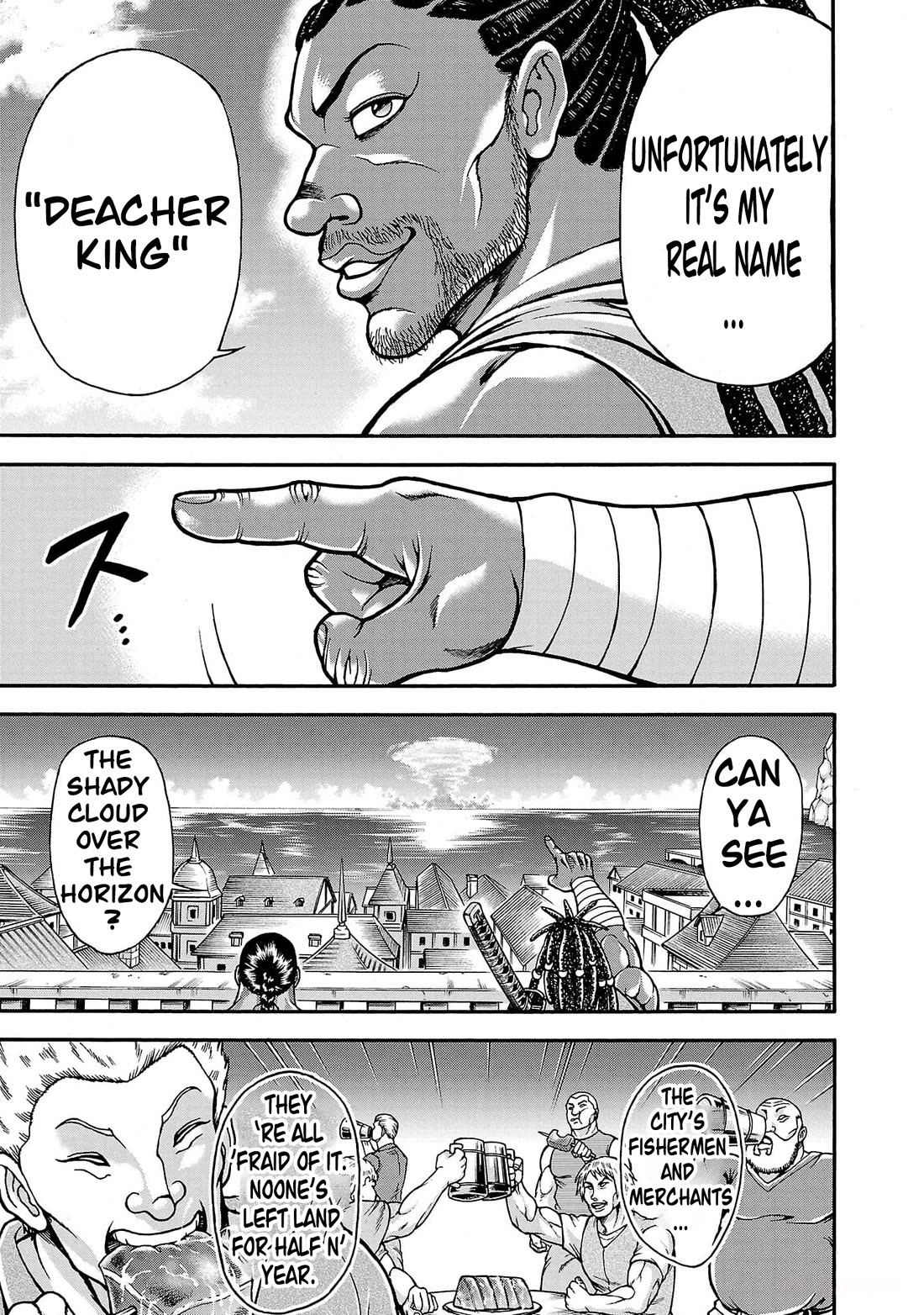 Baki Side Story - Retsu Kaioh Doesn't Mind Even if it's in another World Chapter 65 page 12 - Chapter 65: Name