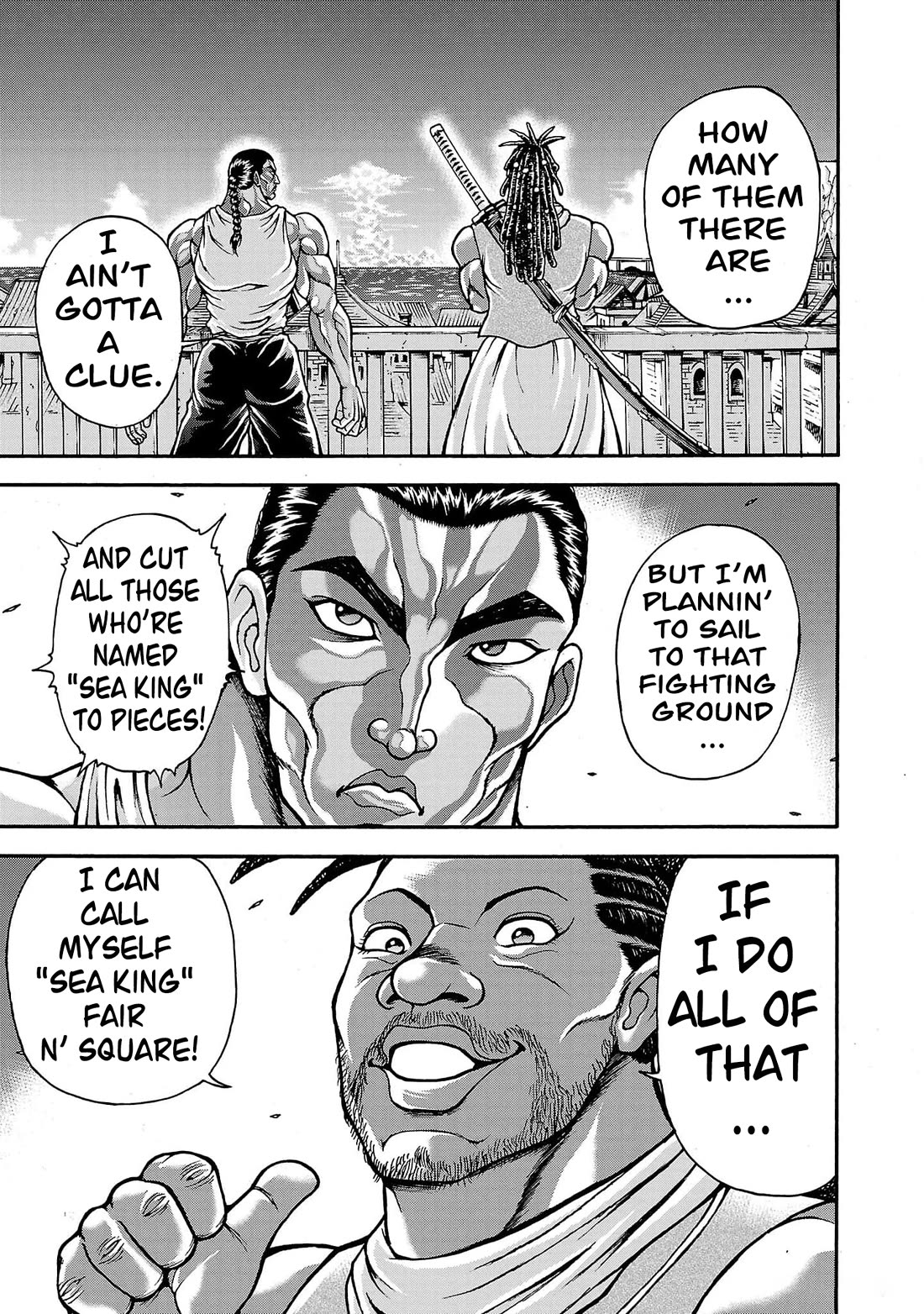 Baki Side Story - Retsu Kaioh Doesn't Mind Even if it's in another World Chapter 65 page 15 - Chapter 65: Name