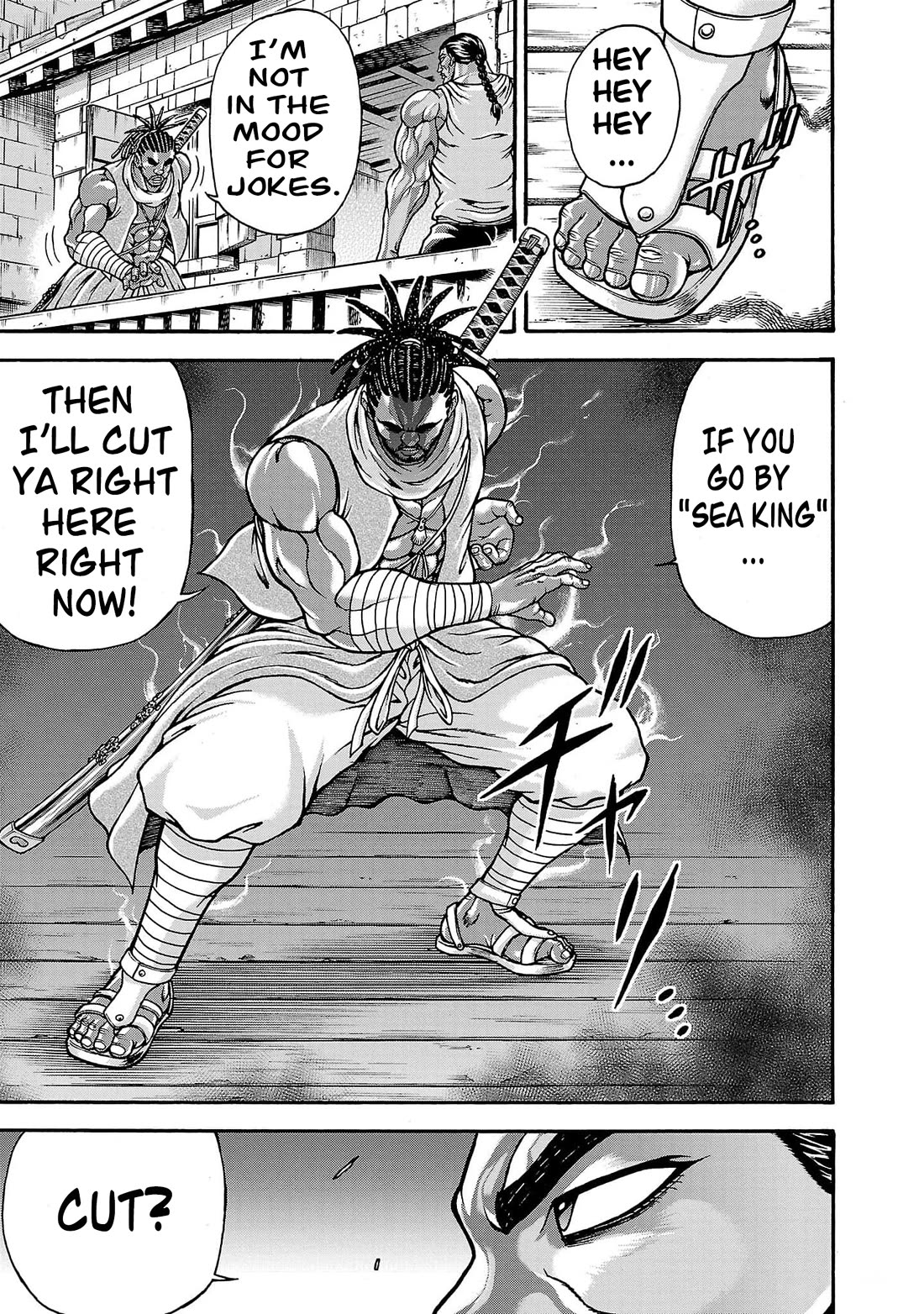 Baki Side Story - Retsu Kaioh Doesn't Mind Even if it's in another World Chapter 65 page 19 - Chapter 65: Name