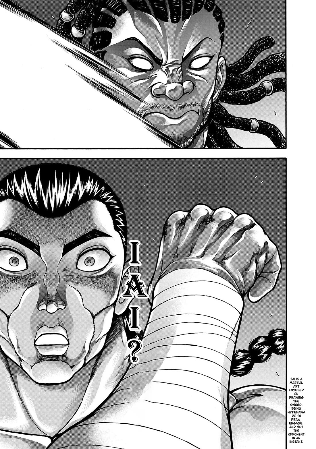 Baki Side Story - Retsu Kaioh Doesn't Mind Even if it's in another World Chapter 65 page 21 - Chapter 65: Name