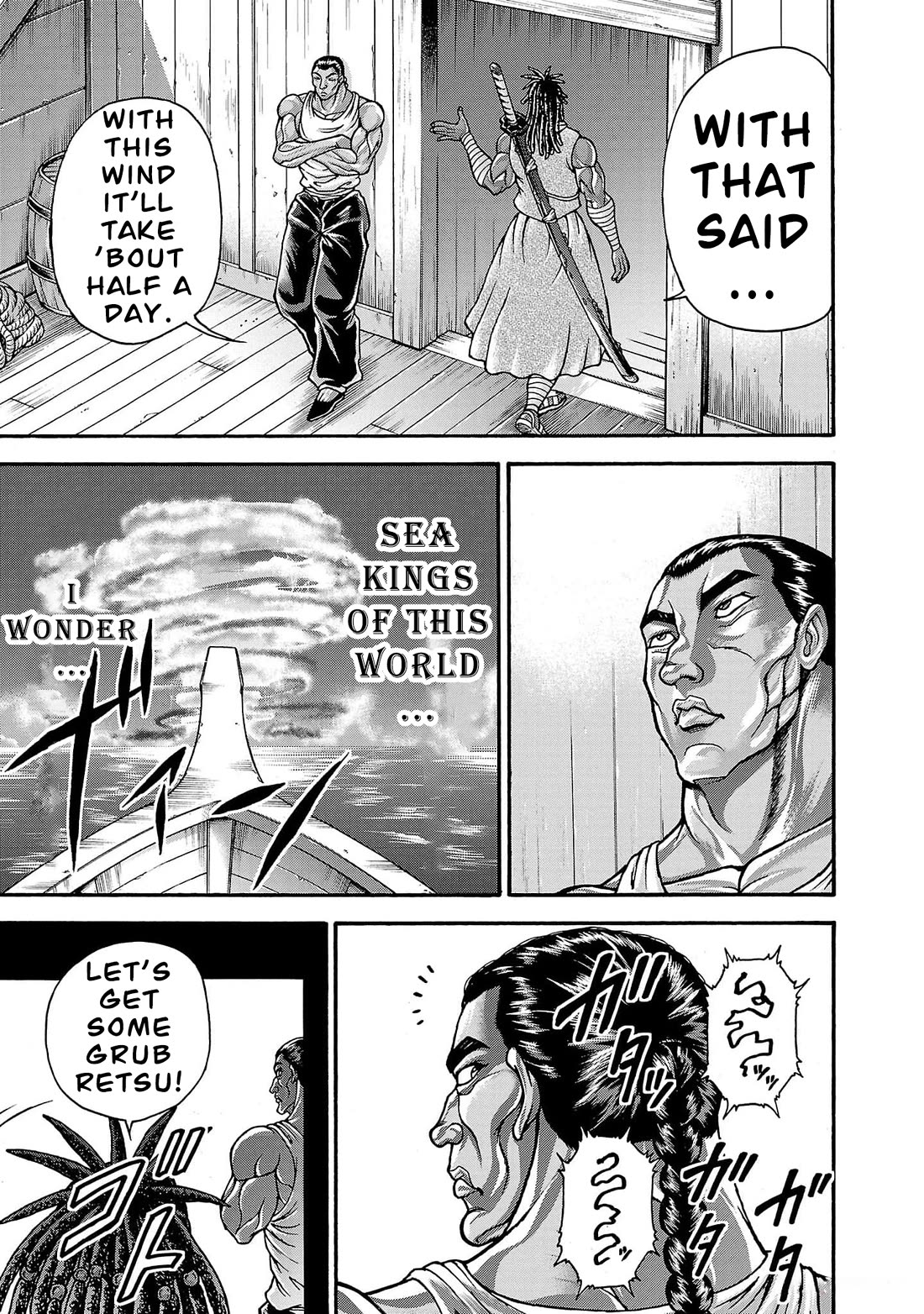 Baki Side Story - Retsu Kaioh Doesn't Mind Even if it's in another World Chapter 66 page 10 - Chapter 66: Setting sail