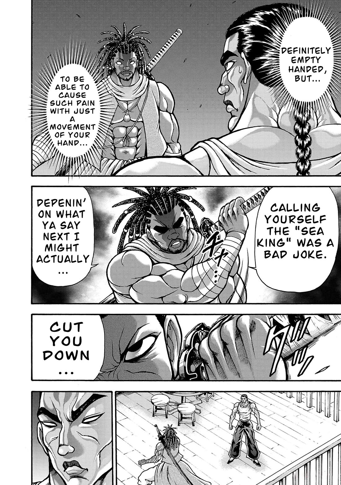 Baki Side Story - Retsu Kaioh Doesn't Mind Even if it's in another World Chapter 66 page 4 - Chapter 66: Setting sail