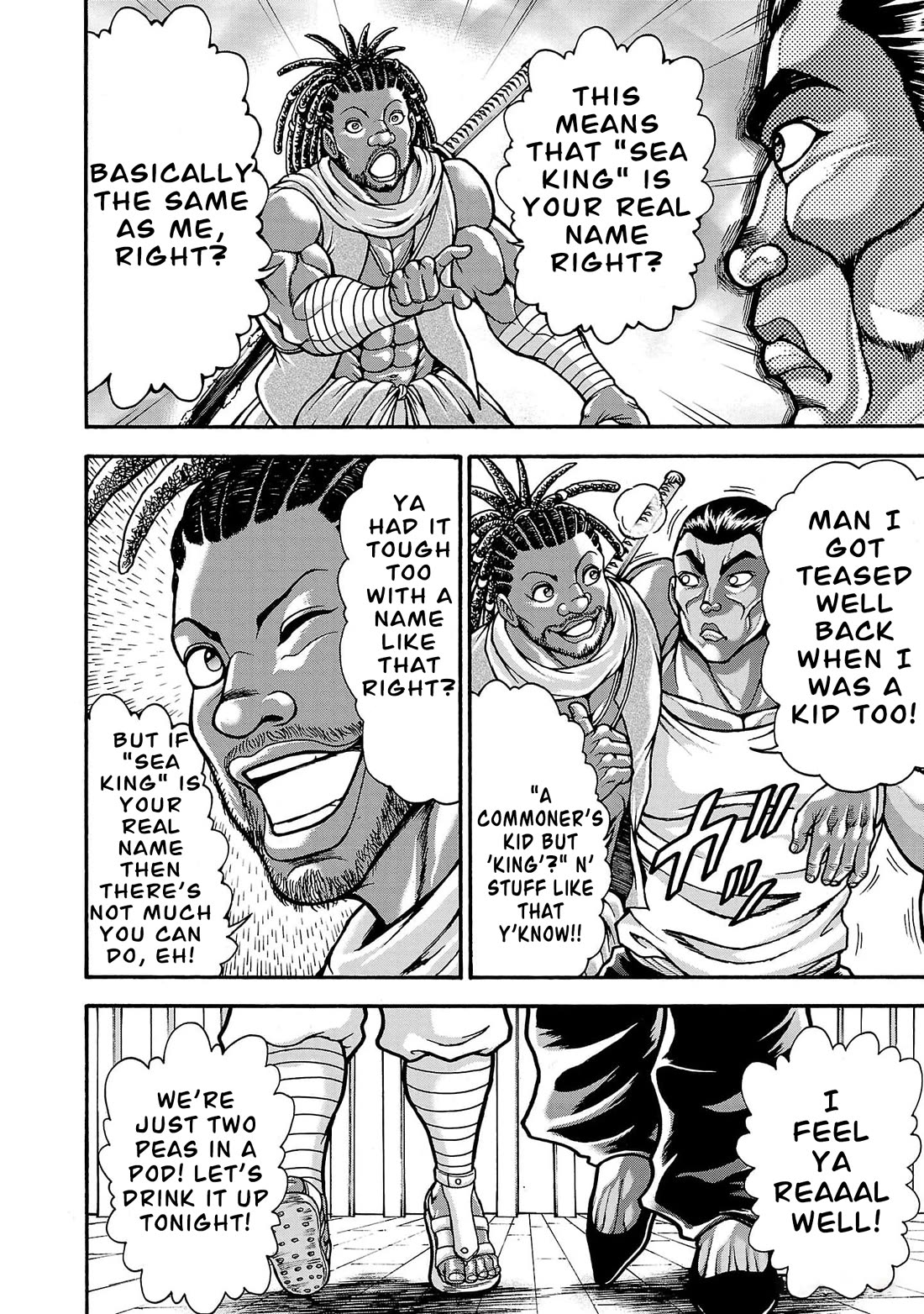 Baki Side Story - Retsu Kaioh Doesn't Mind Even if it's in another World Chapter 66 page 6 - Chapter 66: Setting sail