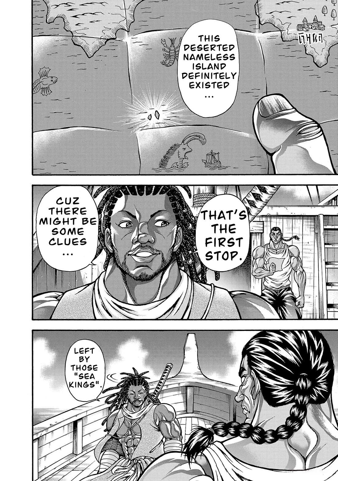 Baki Side Story - Retsu Kaioh Doesn't Mind Even if it's in another World Chapter 66 page 9 - Chapter 66: Setting sail