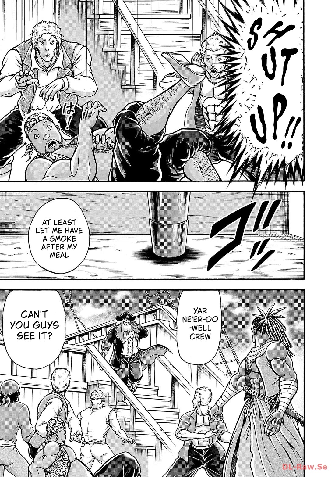 Baki Side Story - Retsu Kaioh Doesn't Mind Even if it's in another World Chapter 67 page 11 - Chapter 67: Pirates