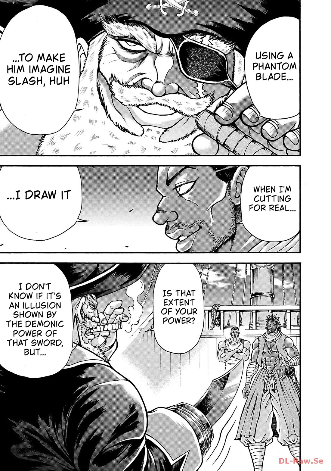 Baki Side Story - Retsu Kaioh Doesn't Mind Even if it's in another World Chapter 67 page 13 - Chapter 67: Pirates