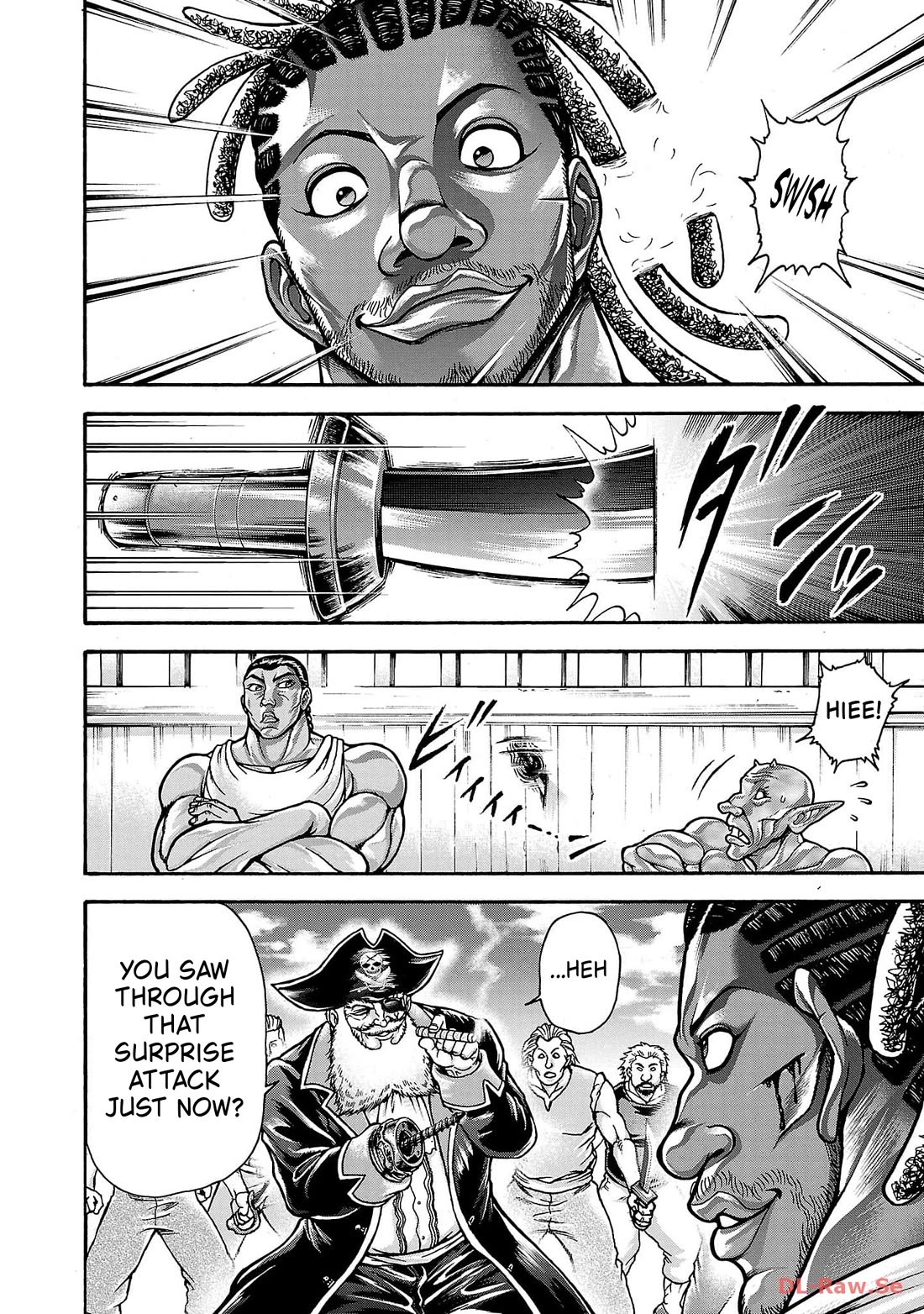 Baki Side Story - Retsu Kaioh Doesn't Mind Even if it's in another World Chapter 67 page 15 - Chapter 67: Pirates