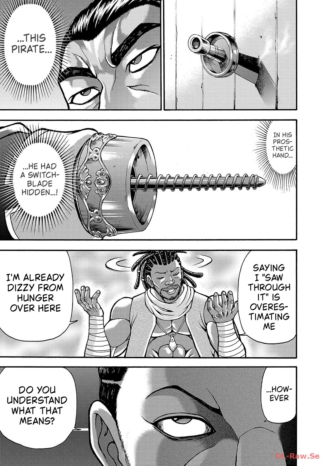 Baki Side Story - Retsu Kaioh Doesn't Mind Even if it's in another World Chapter 67 page 16 - Chapter 67: Pirates