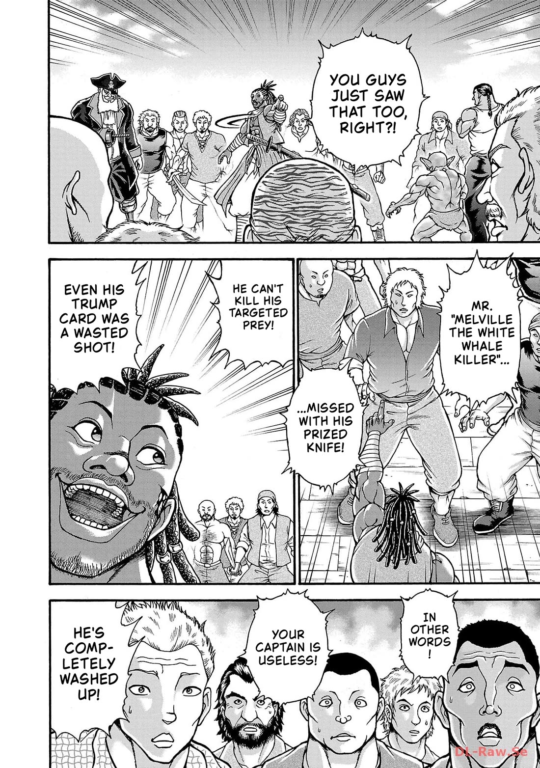 Baki Side Story - Retsu Kaioh Doesn't Mind Even if it's in another World Chapter 67 page 17 - Chapter 67: Pirates