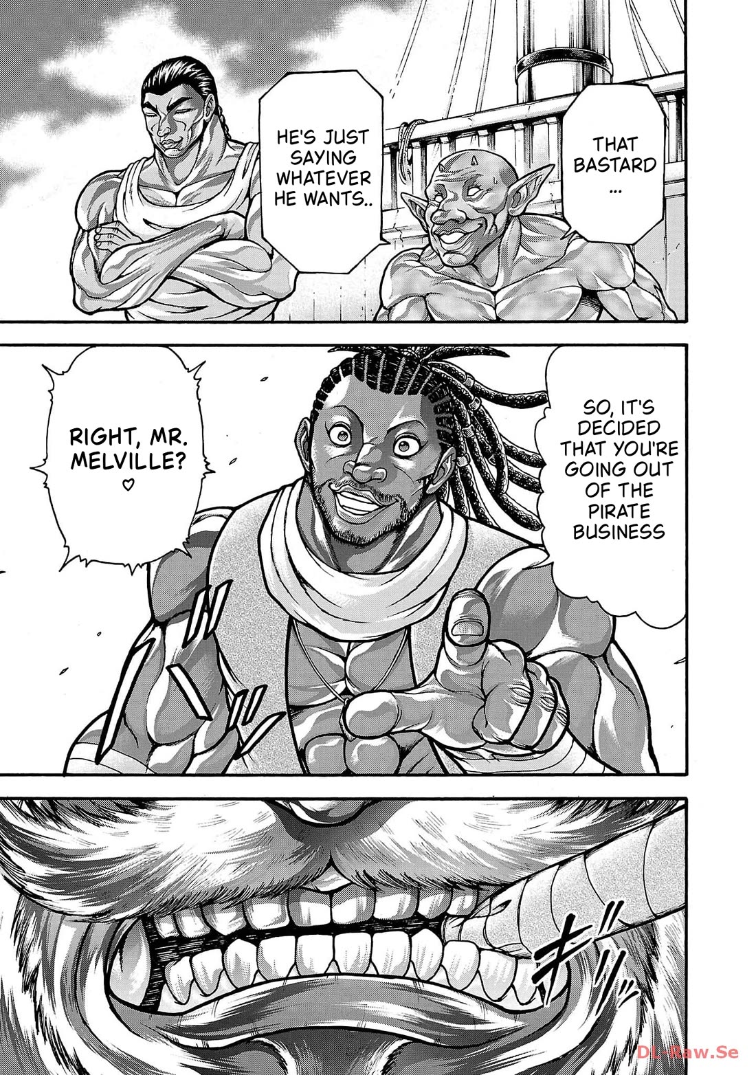 Baki Side Story - Retsu Kaioh Doesn't Mind Even if it's in another World Chapter 67 page 18 - Chapter 67: Pirates