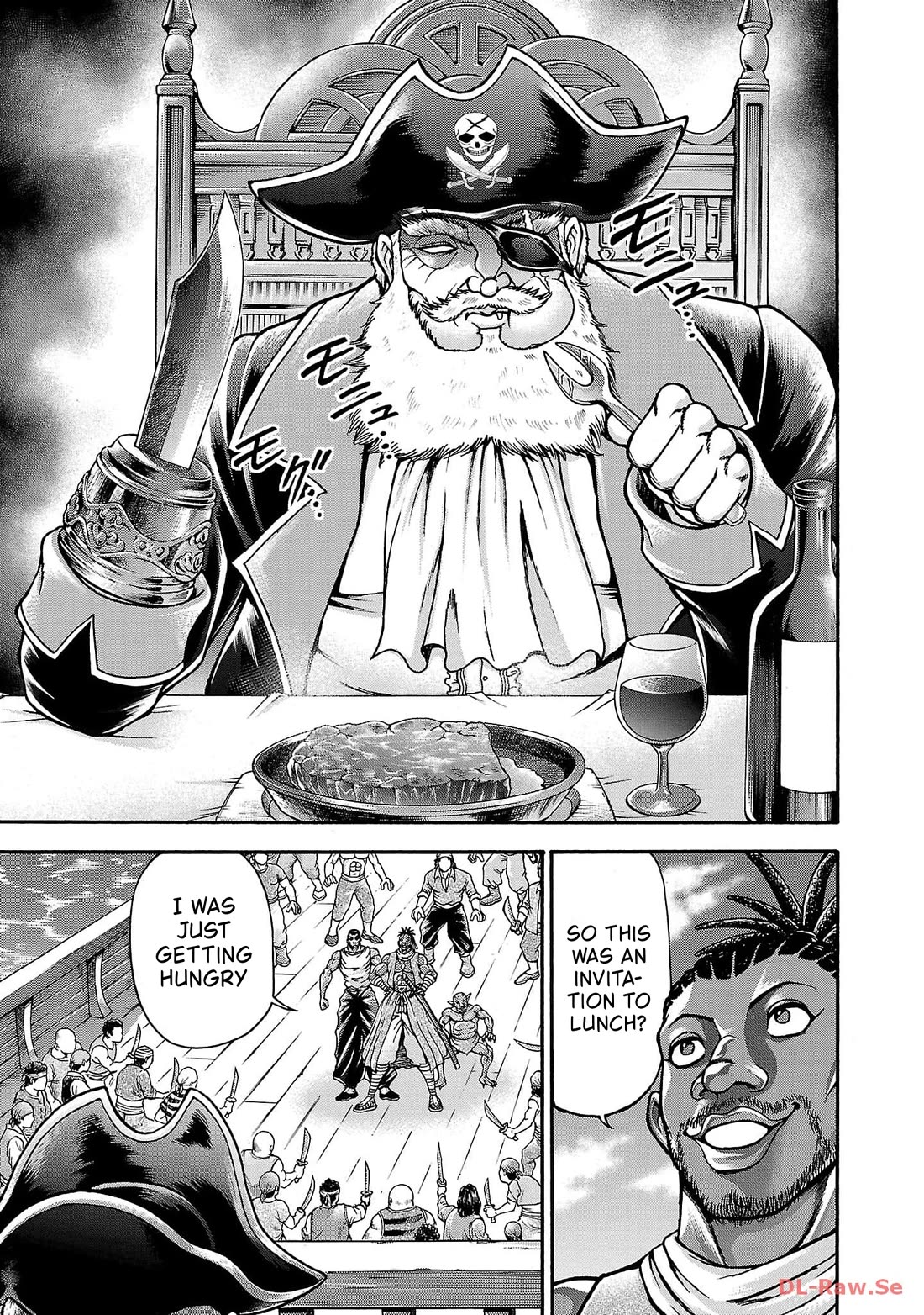 Baki Side Story - Retsu Kaioh Doesn't Mind Even if it's in another World Chapter 67 page 3 - Chapter 67: Pirates