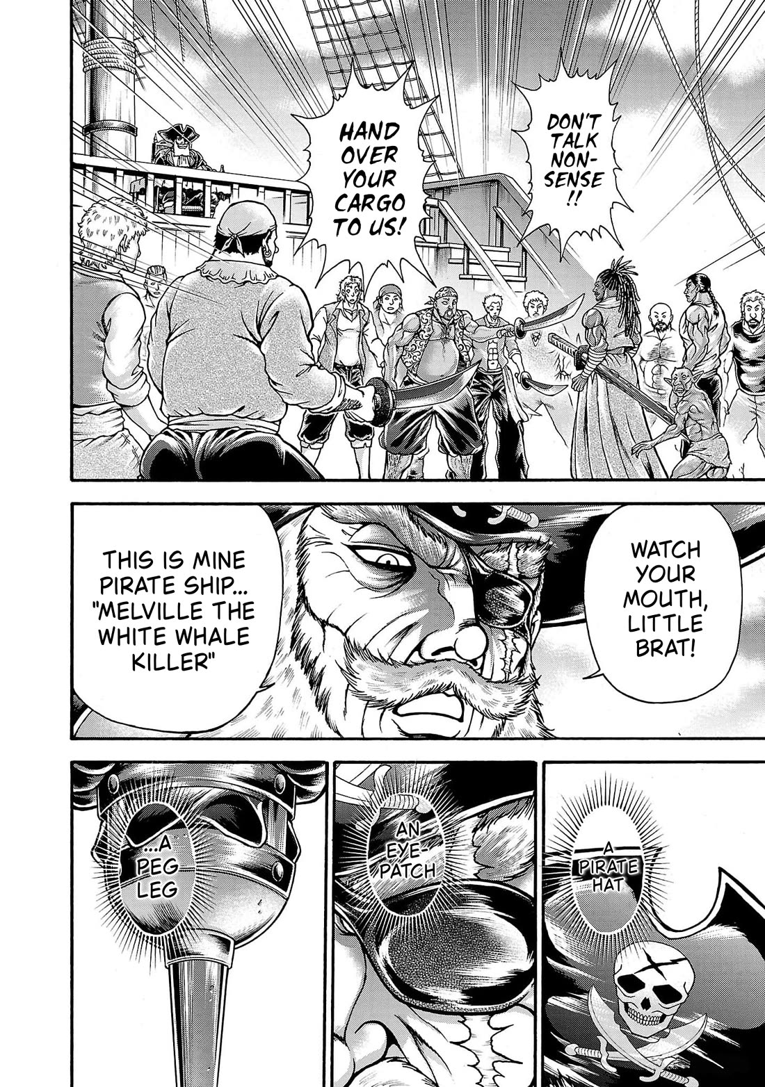 Baki Side Story - Retsu Kaioh Doesn't Mind Even if it's in another World Chapter 67 page 4 - Chapter 67: Pirates