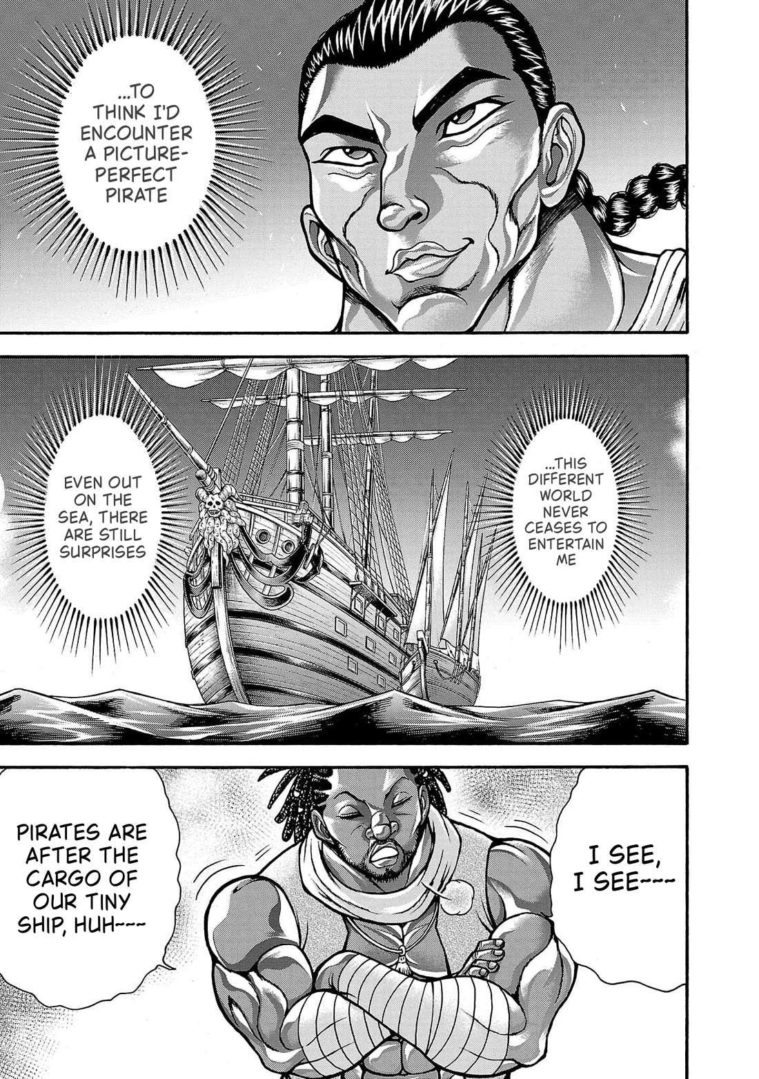 Baki Side Story - Retsu Kaioh Doesn't Mind Even if it's in another World Chapter 67 page 5 - Chapter 67: Pirates