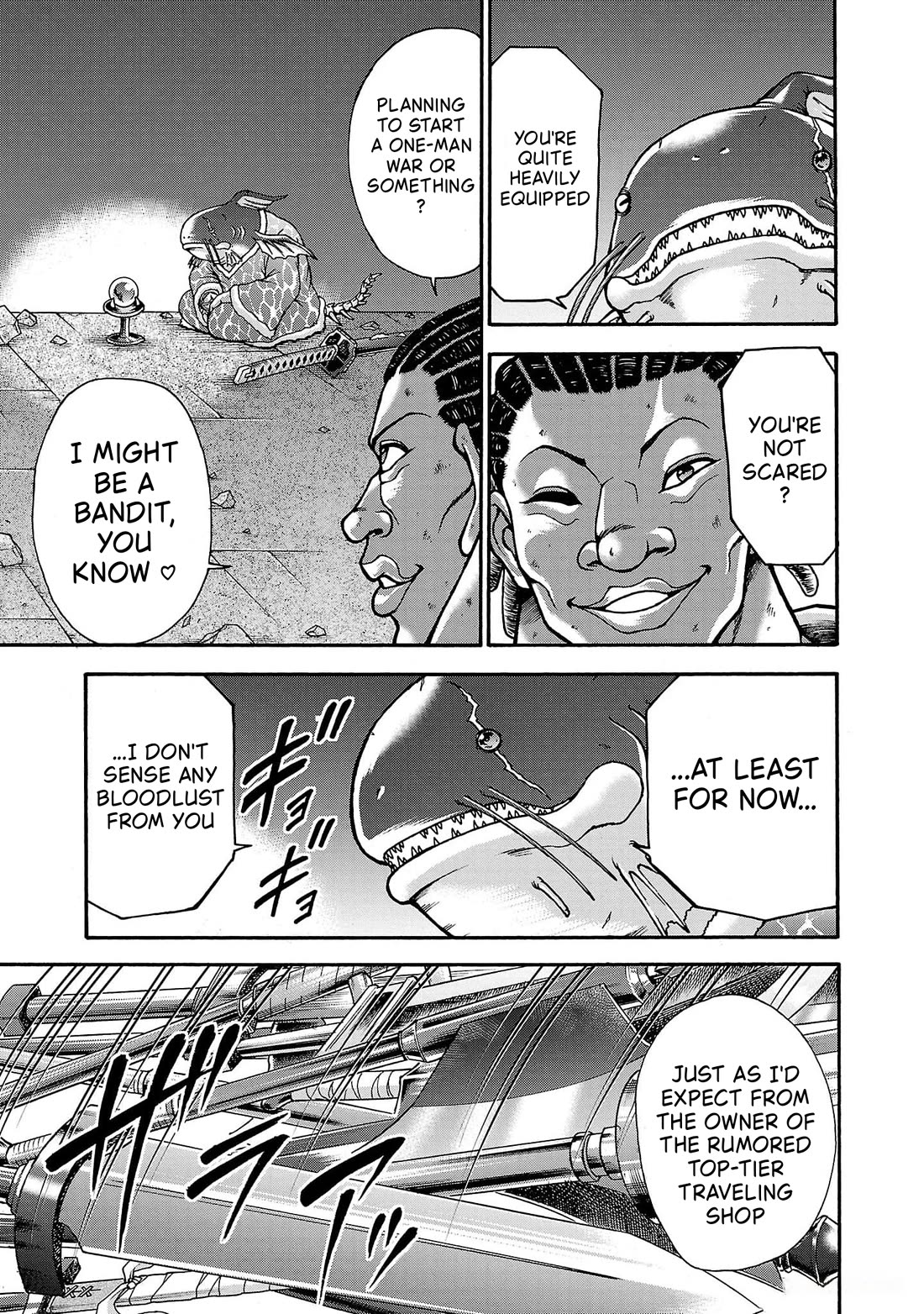 Baki Side Story - Retsu Kaioh Doesn't Mind Even if it's in another World Chapter 70 page 5 - Chapter 70: Monohoshizao