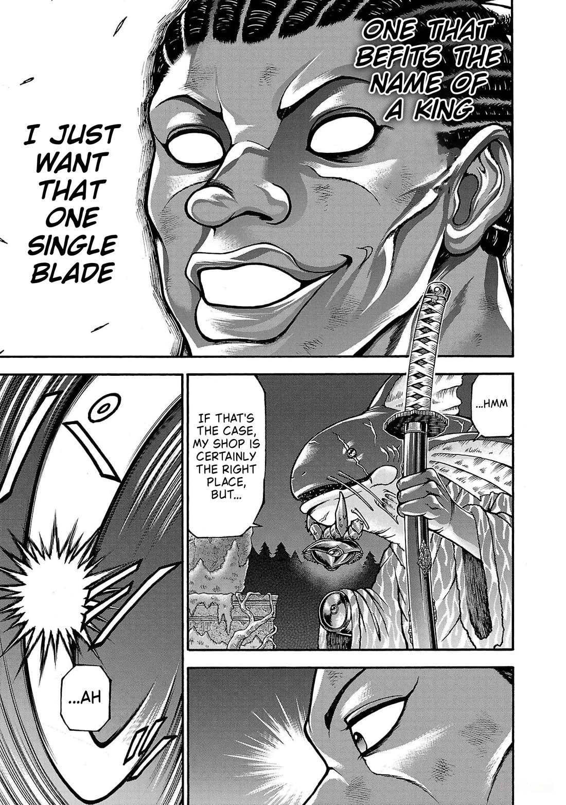 Baki Side Story - Retsu Kaioh Doesn't Mind Even if it's in another World Chapter 70 page 7 - Chapter 70: Monohoshizao
