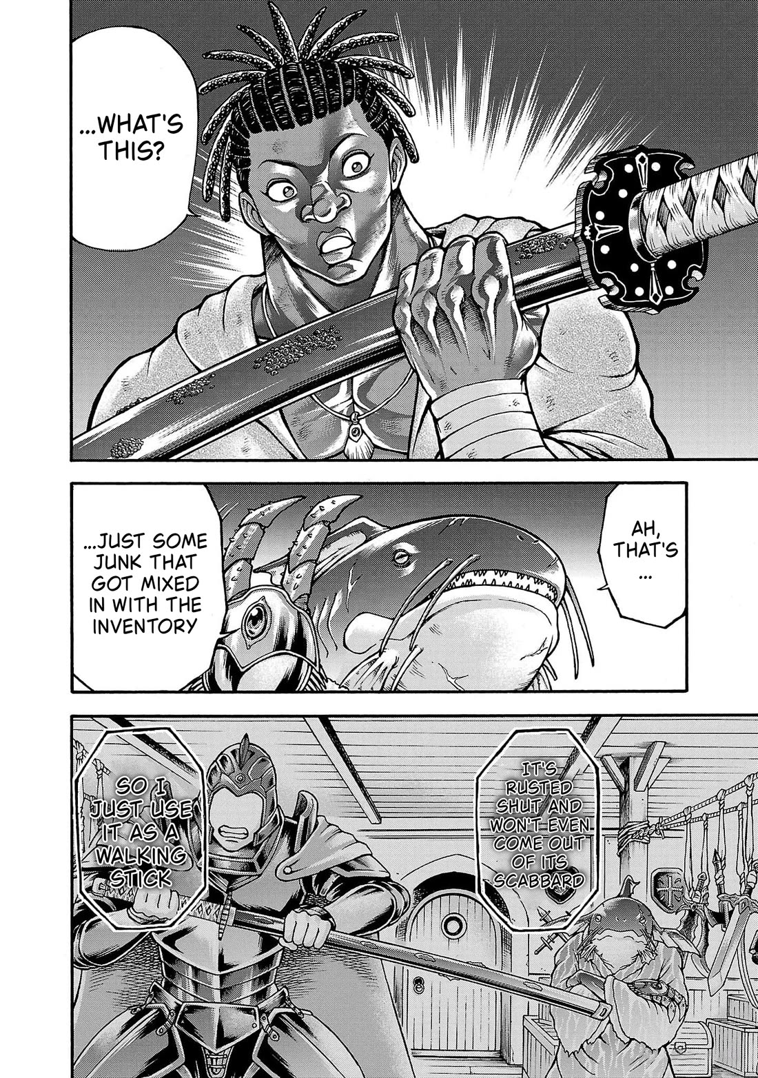 Baki Side Story - Retsu Kaioh Doesn't Mind Even if it's in another World Chapter 70 page 8 - Chapter 70: Monohoshizao