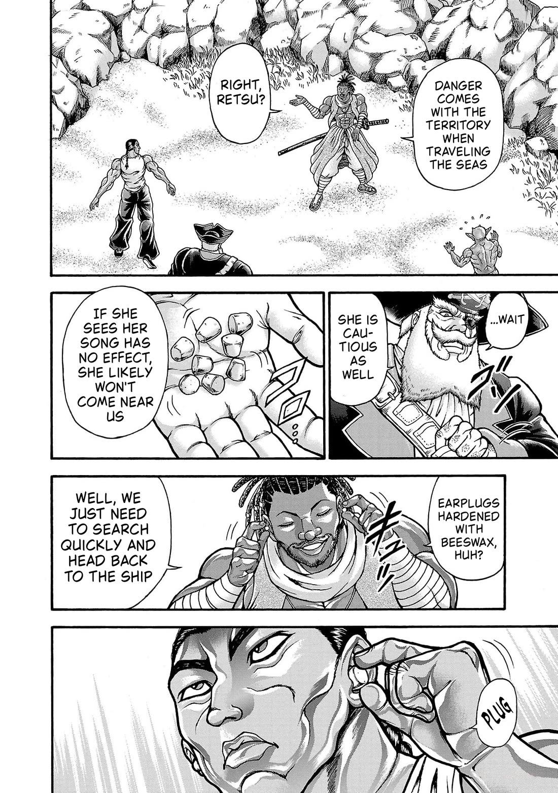 Baki Side Story - Retsu Kaioh Doesn't Mind Even if it's in another World Chapter 71 page 13 - Chapter 71: Through the storm
